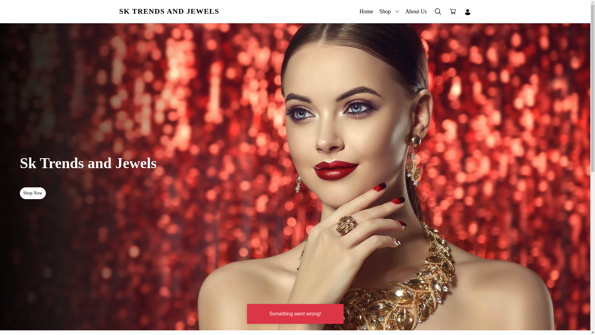 website screenshot of https://sktrendsandjewels.co.in/
