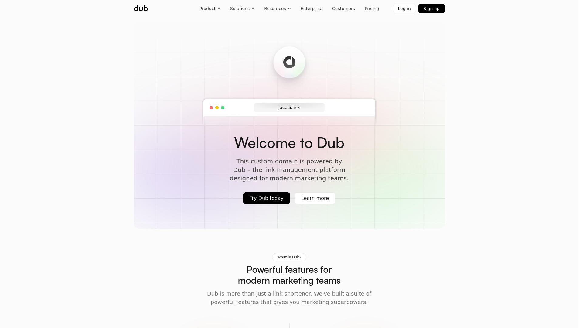 website screenshot of https://jaceai.link/