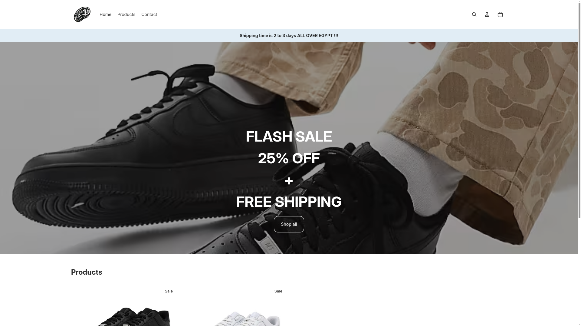 website screenshot of https://flexstepeg.com/