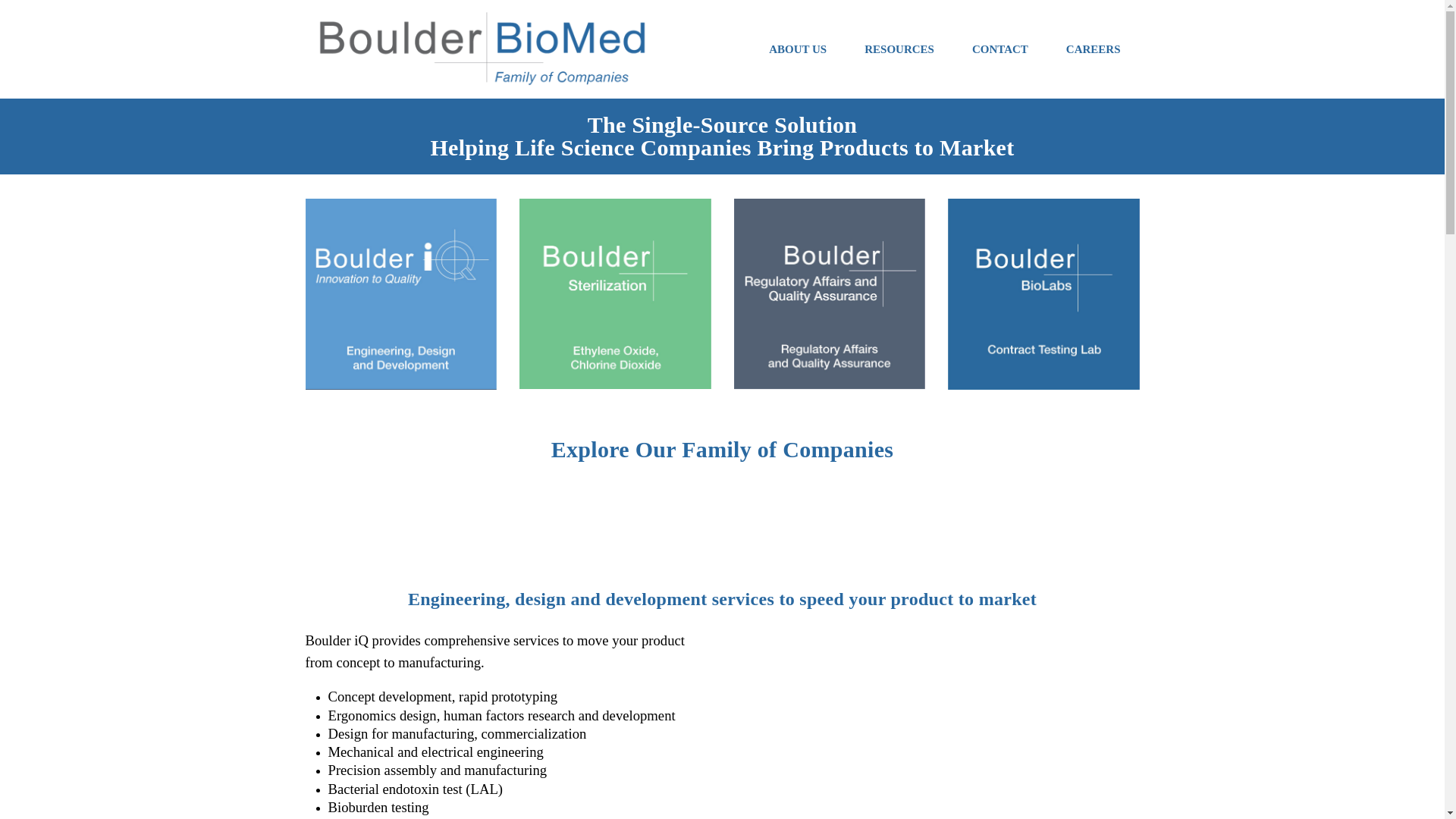 website screenshot of https://boulderbiomedfamily.com/