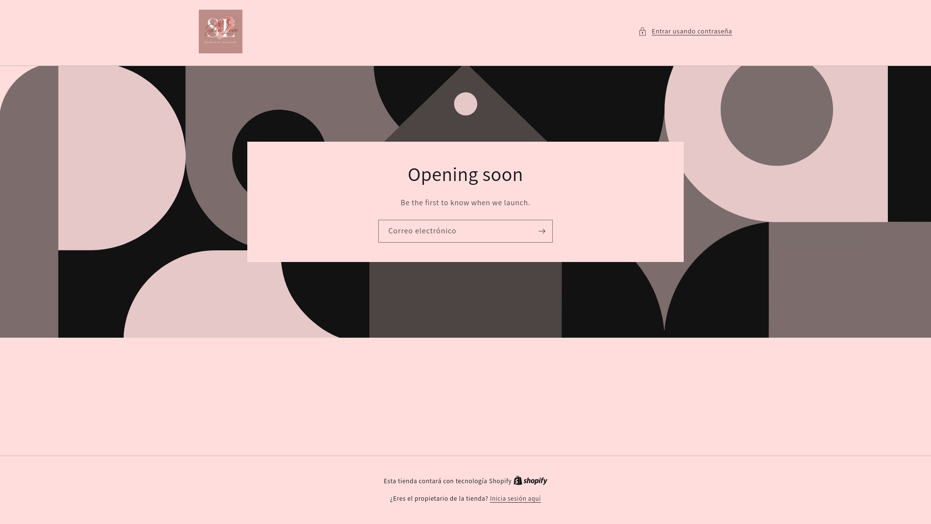 website screenshot of https://skinlovecosmetics.co/