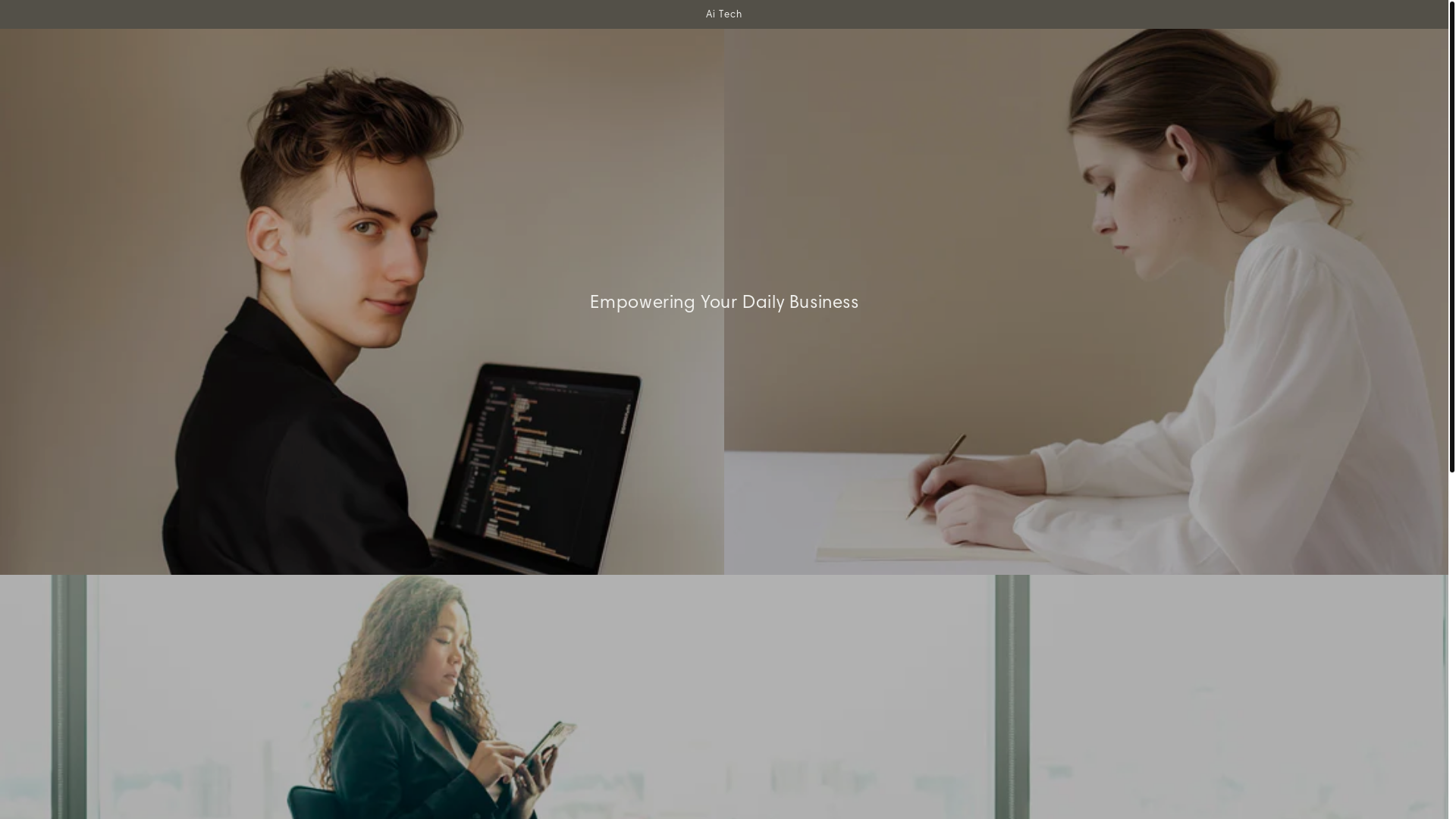 website screenshot of https://aitechsf.com/