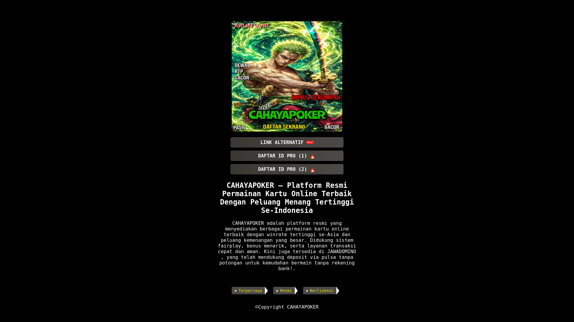 website screenshot of https://umpanpoker.pages.dev/