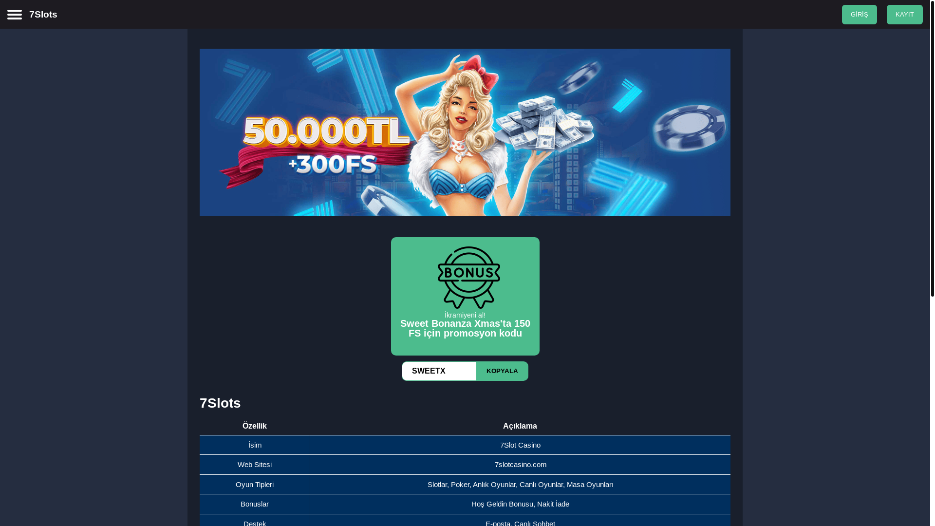 website screenshot of https://7slots-official.space/