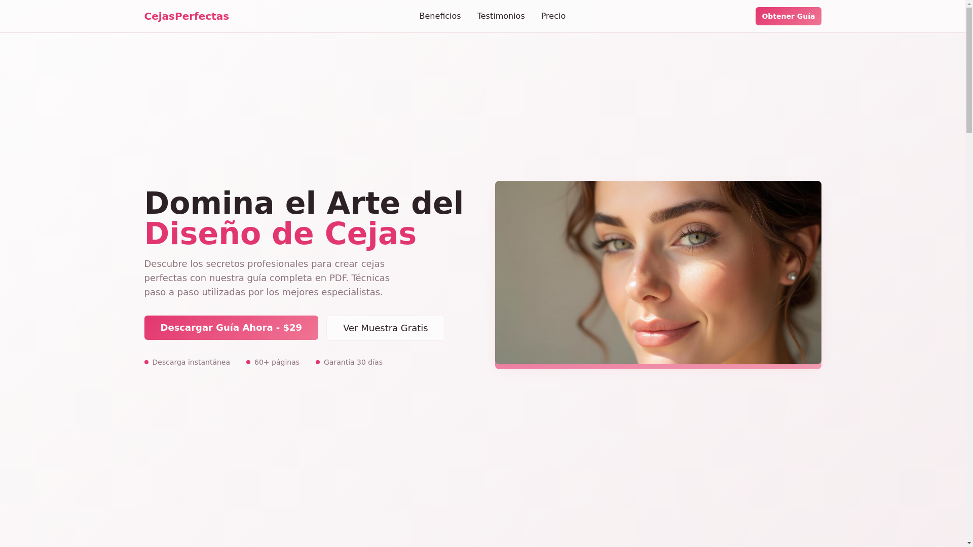 website screenshot of https://dominiobelleza.com/