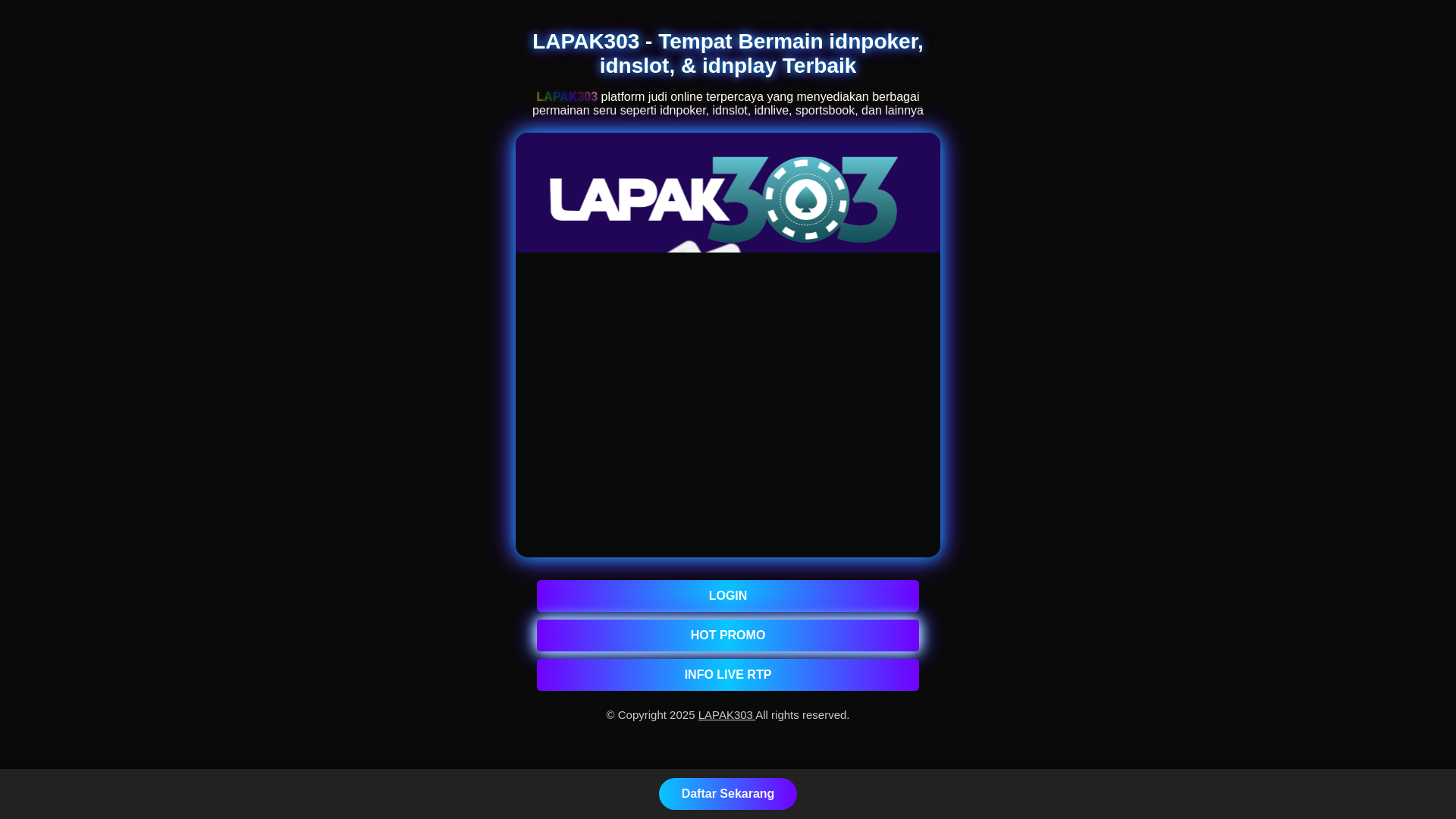 website screenshot of https://lapak303-13j.pages.dev/