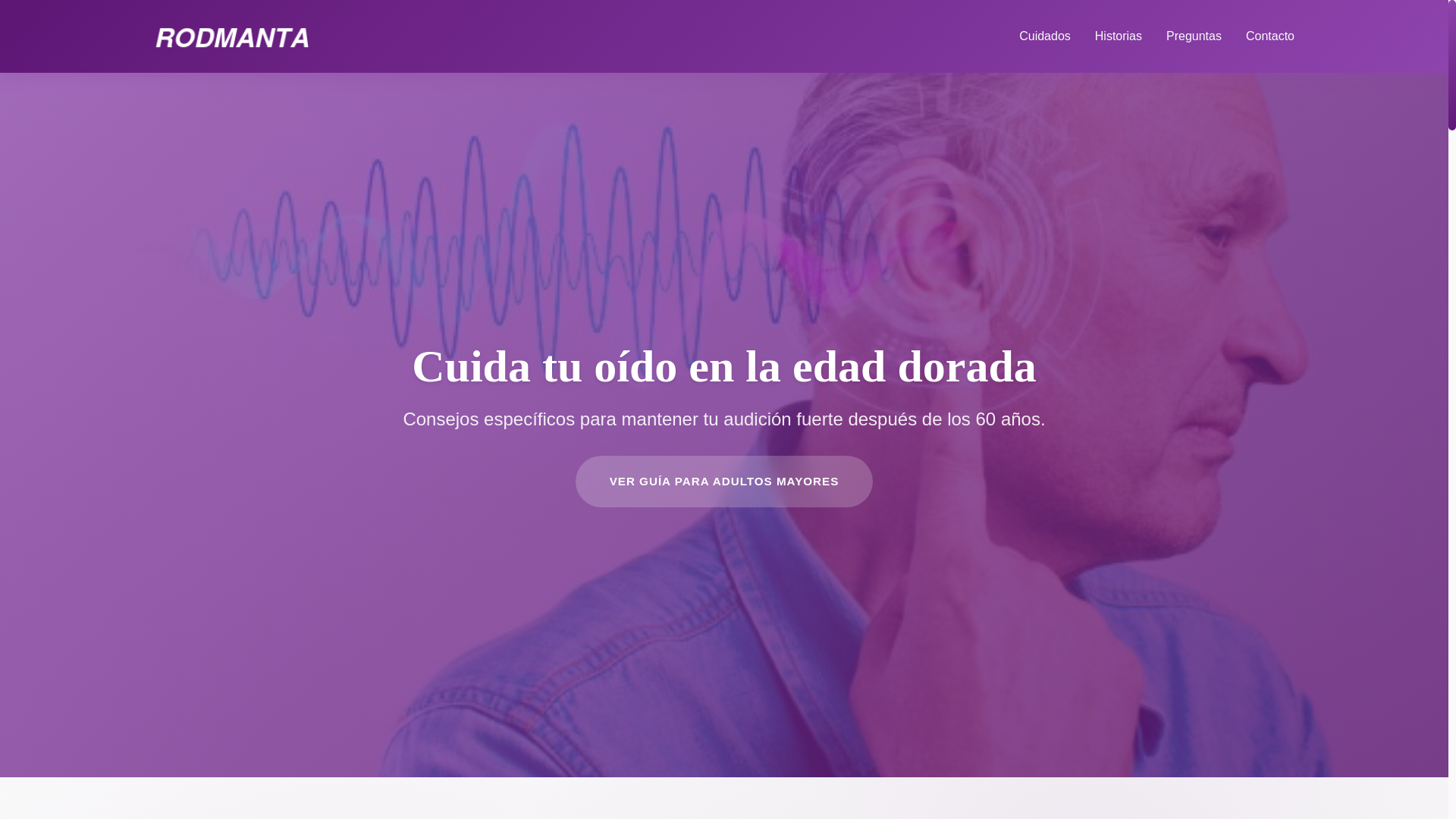 website screenshot of https://rodmanta.com/