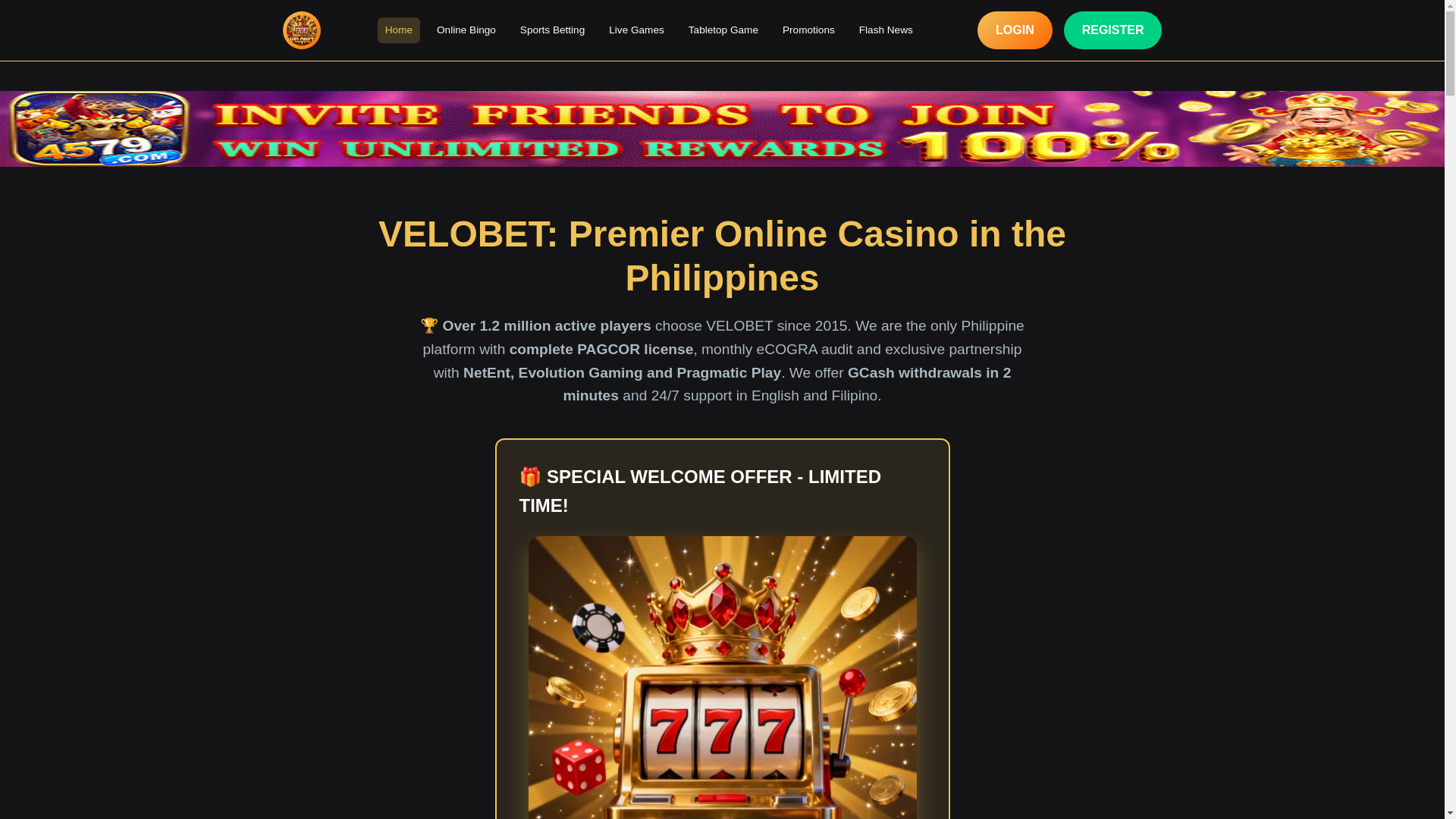 website screenshot of https://velobetcom.com/