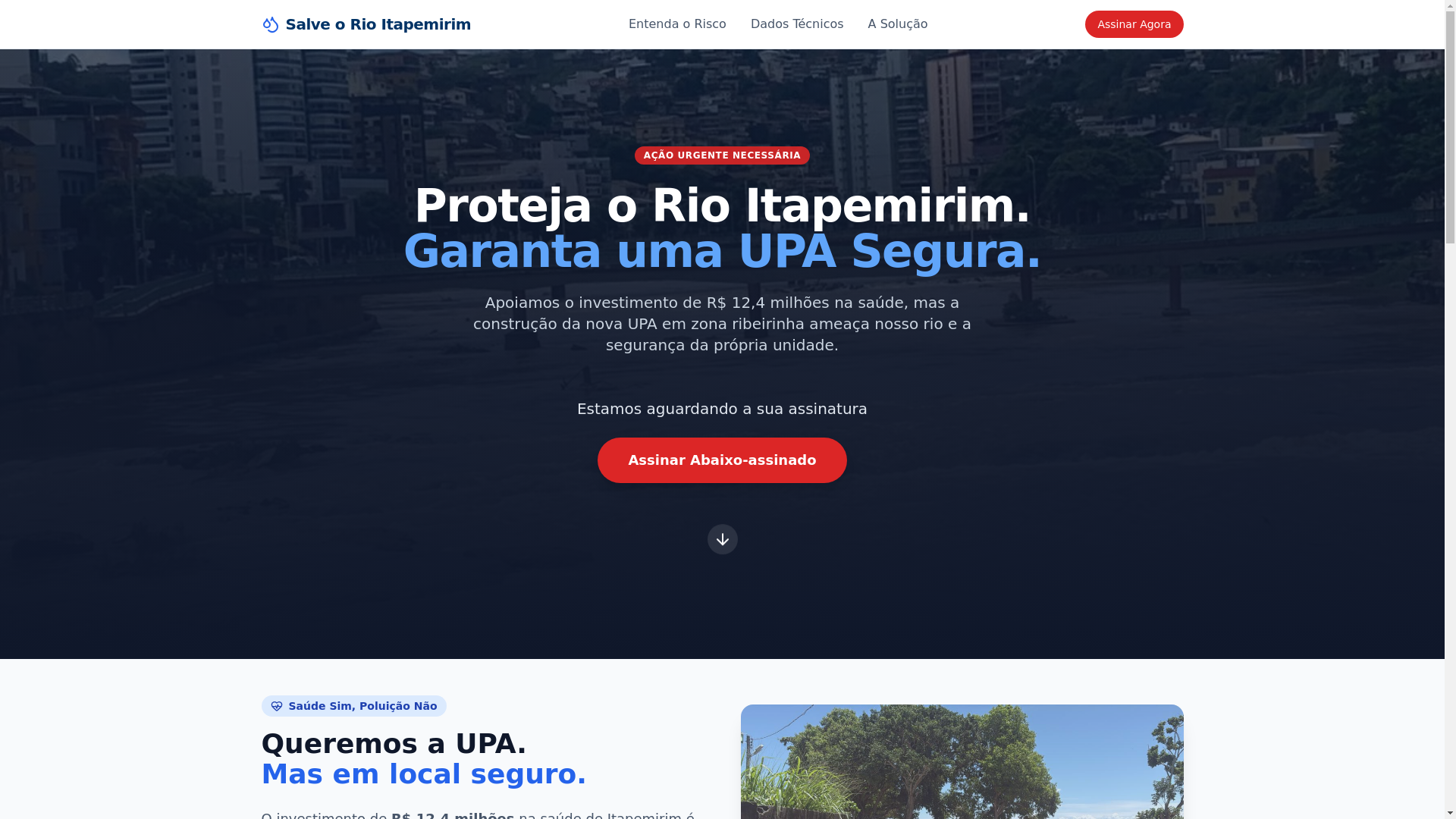 website screenshot of https://protejaitapemirim.online/