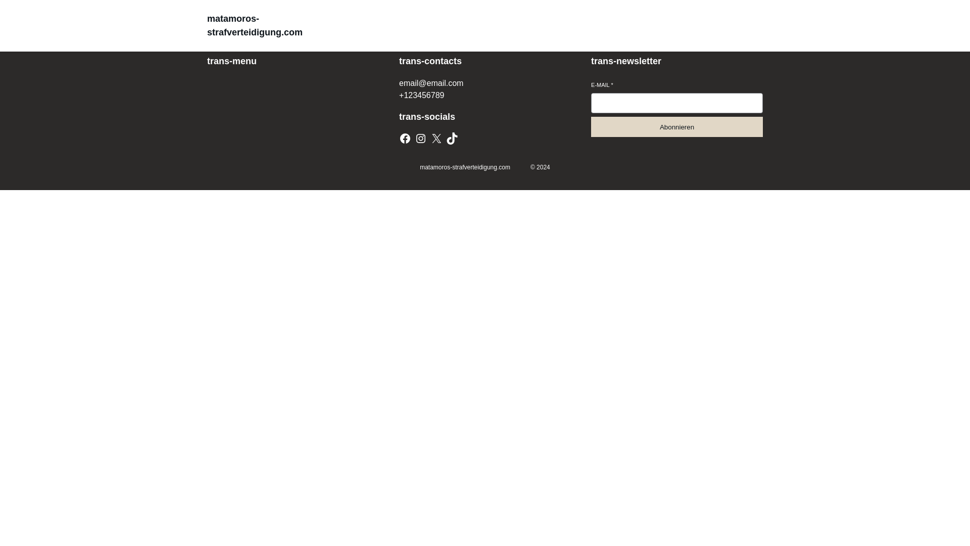 website screenshot of https://matamoros-strafverteidigung.com/