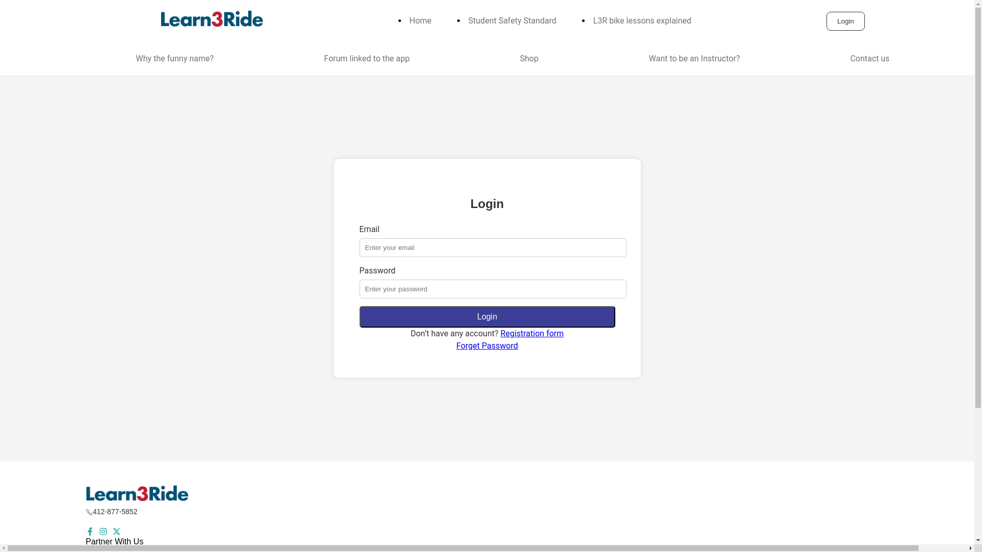 website screenshot of https://learn3ride-website.pages.dev/