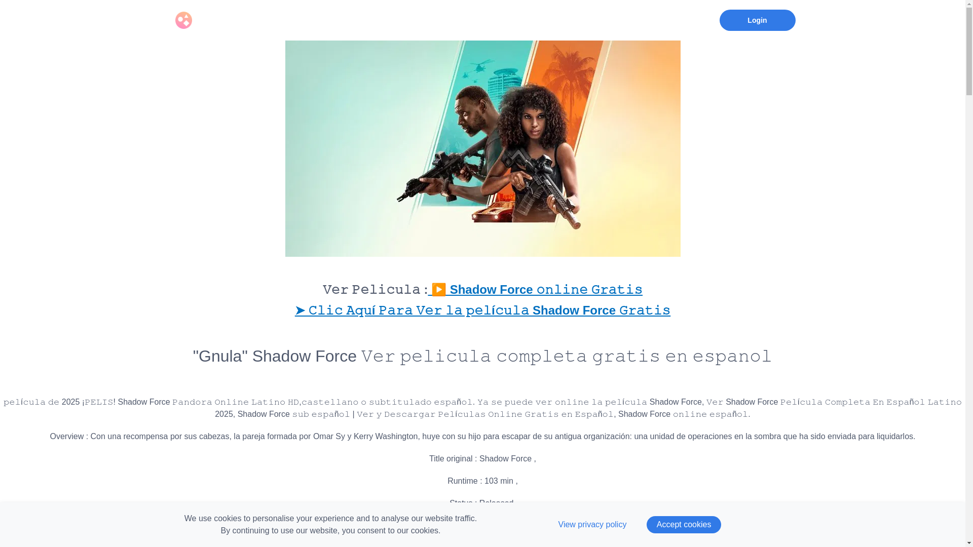 website screenshot of https://repelis24vershadowforcepelicula.graphy.com/