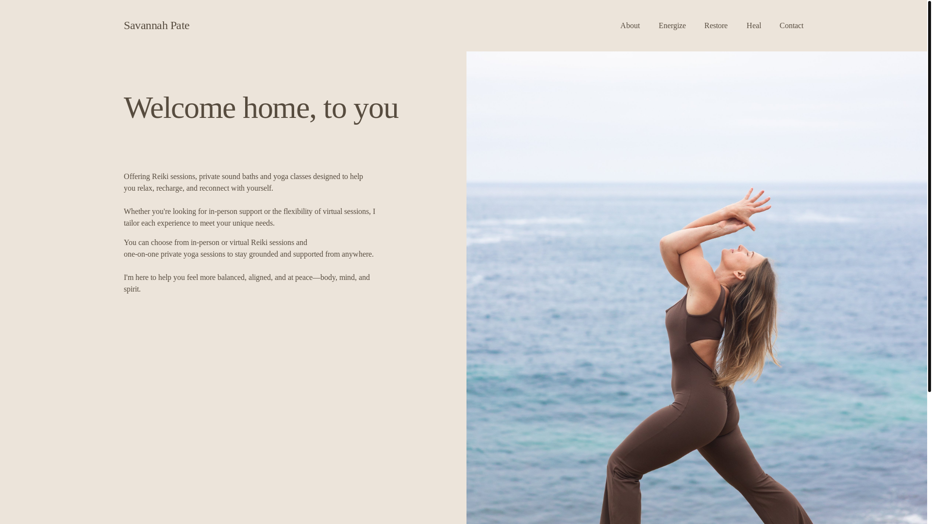 website screenshot of https://savannahpate.com/