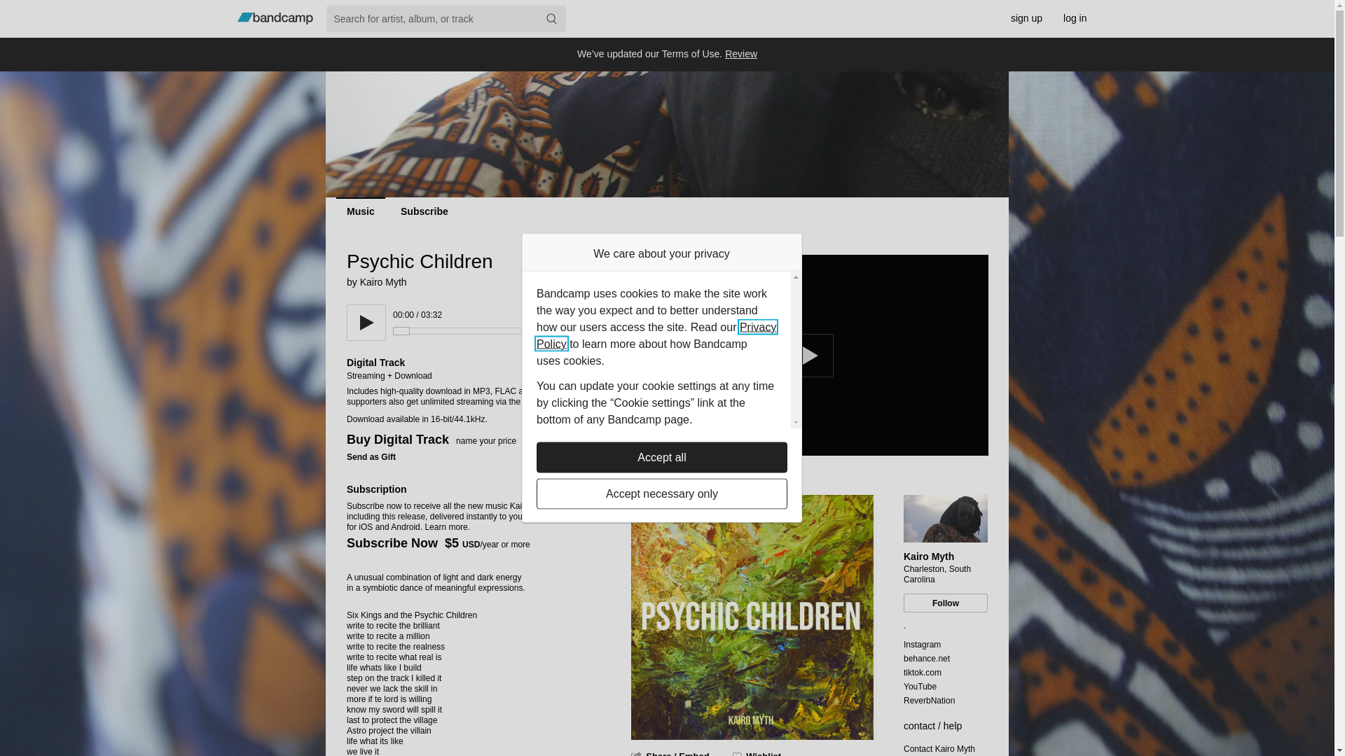website screenshot of https://kairomyth.pro/