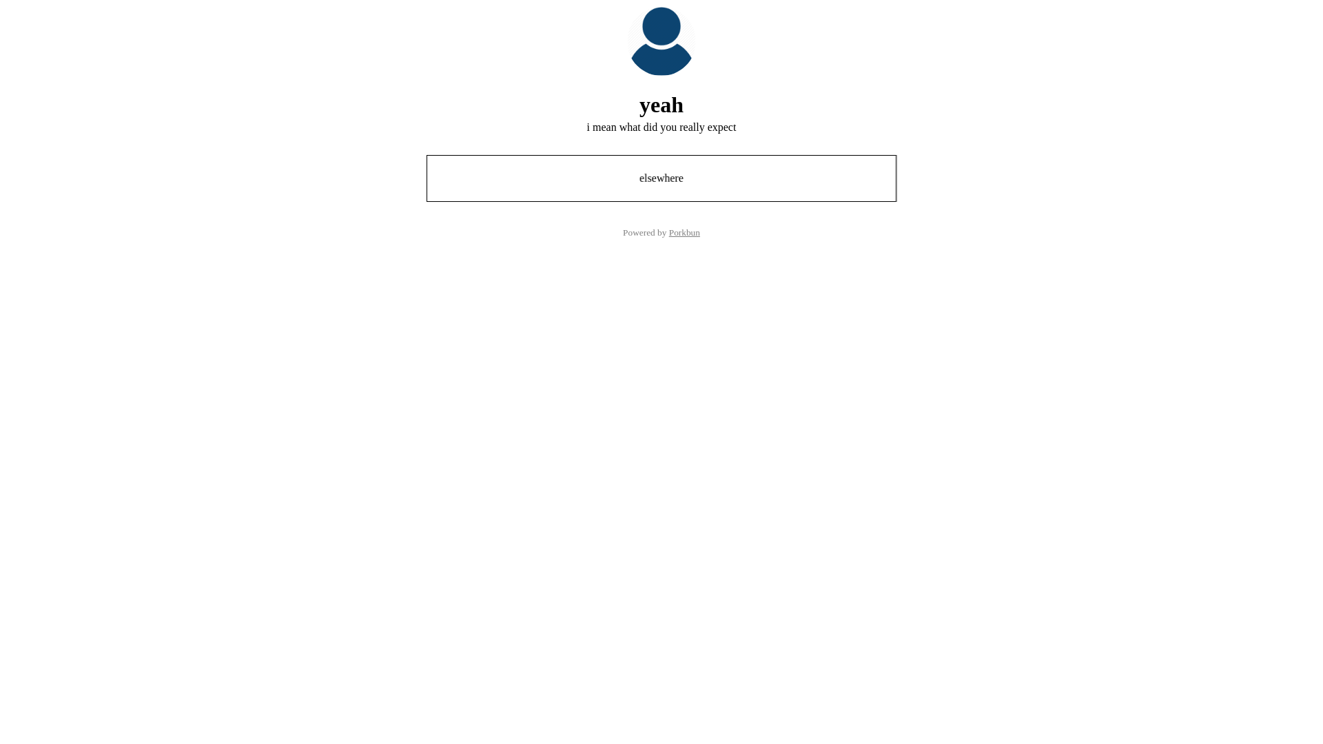 website screenshot of https://elsewhere.lol/