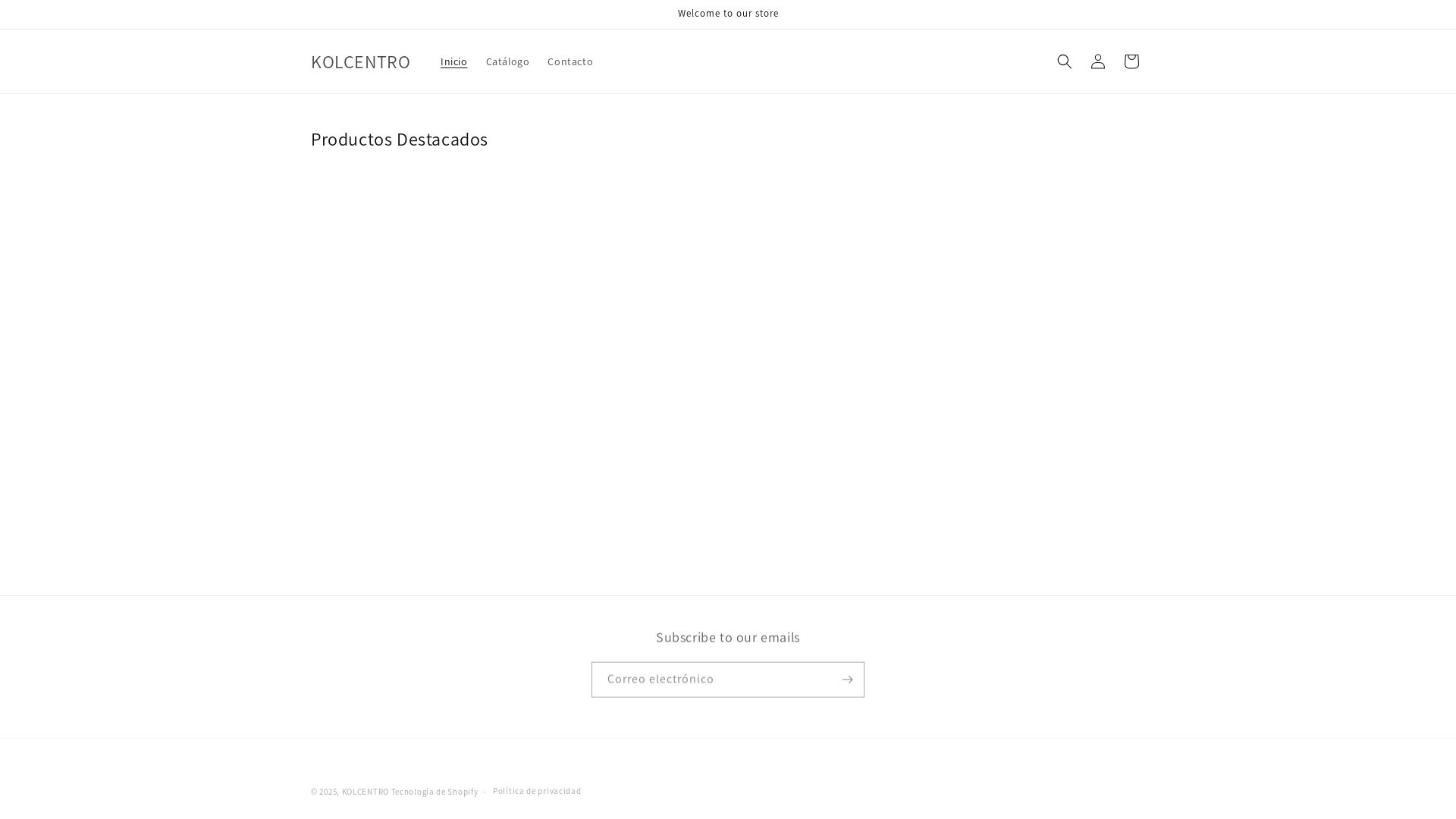 website screenshot of https://kolcentro.com/