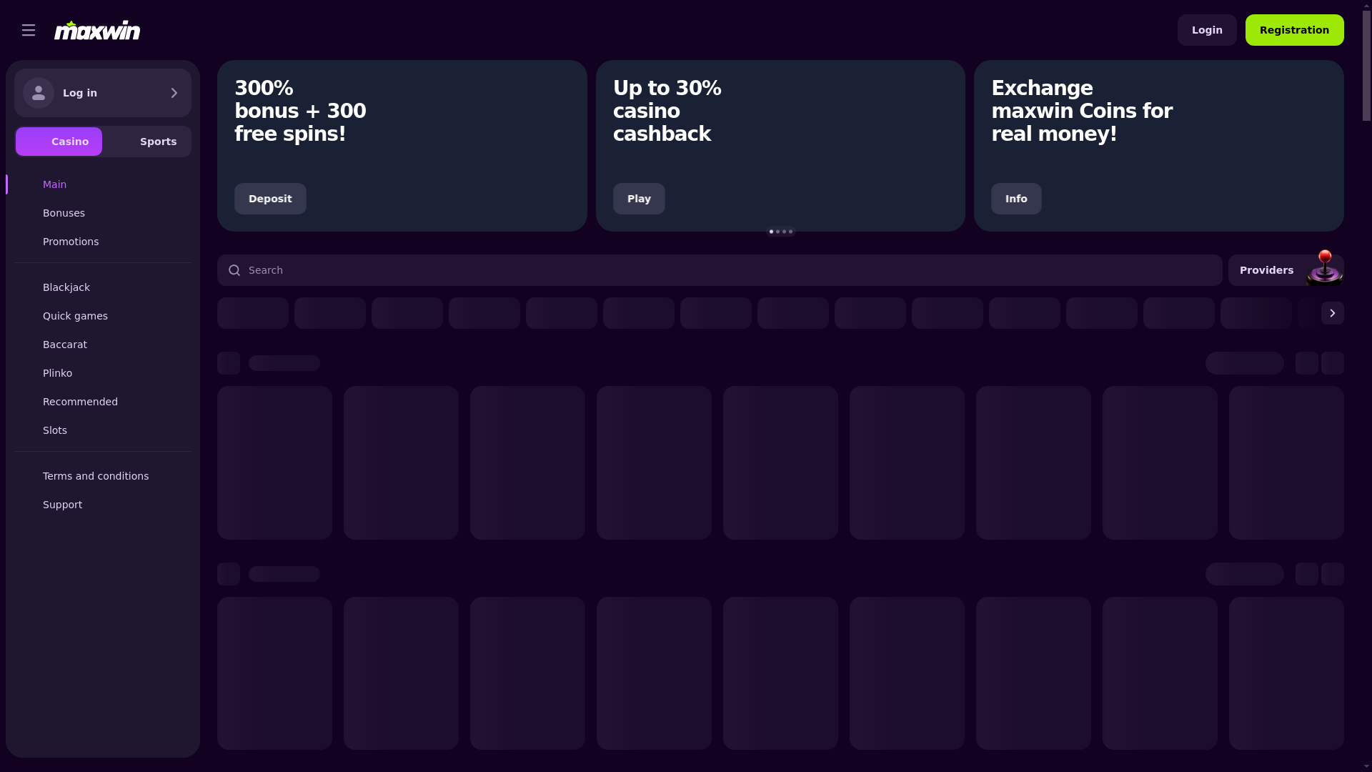 website screenshot of https://maxcokn.life/