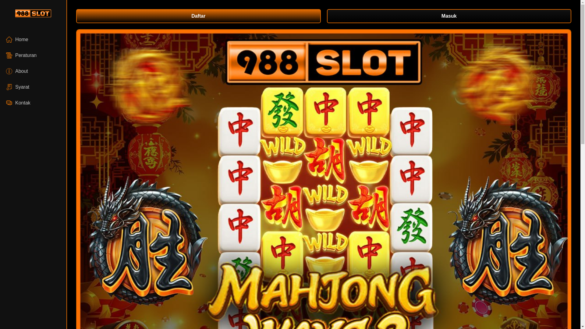 website screenshot of https://slot988max.online/