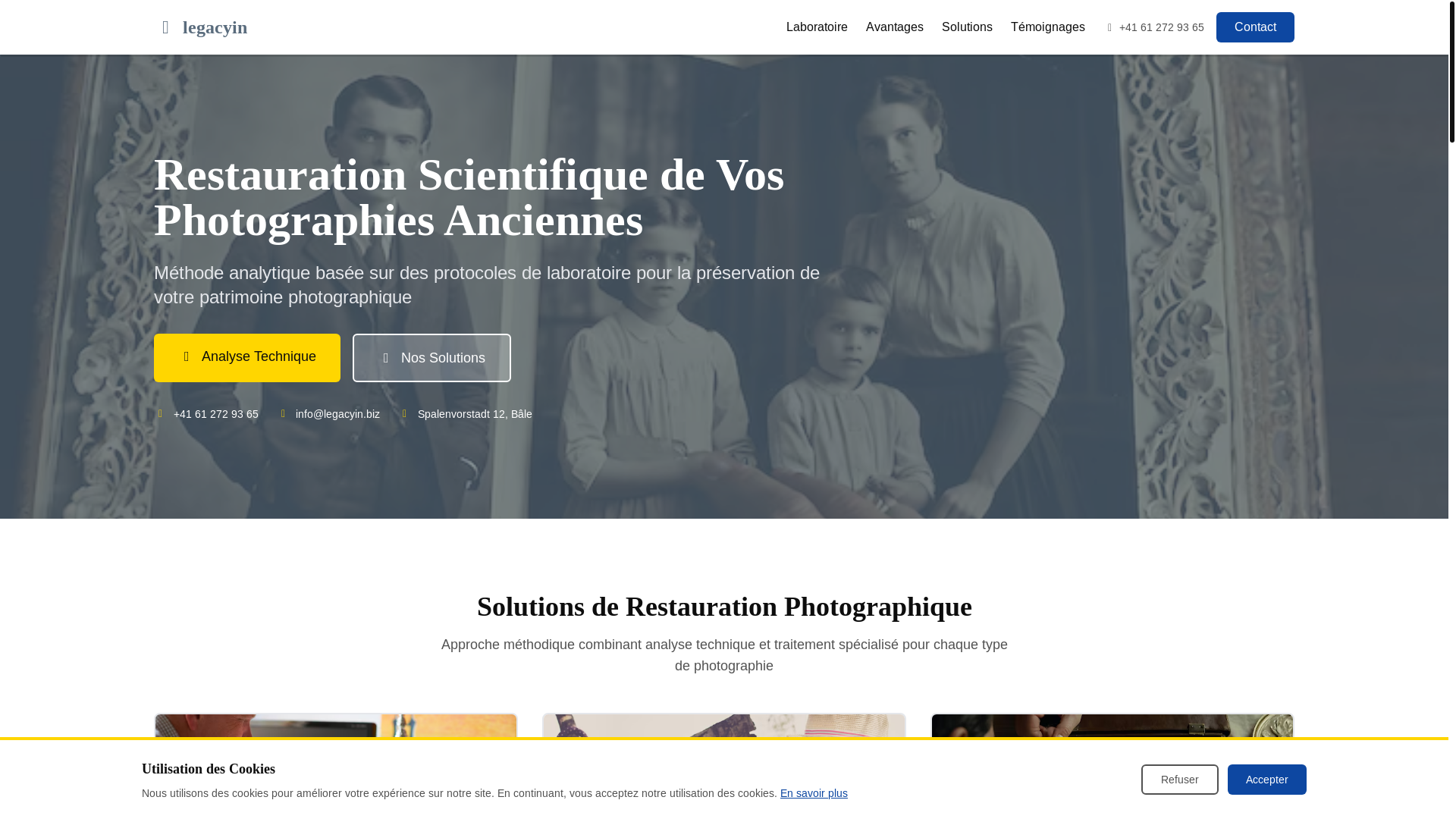 website screenshot of https://legacyin.biz/
