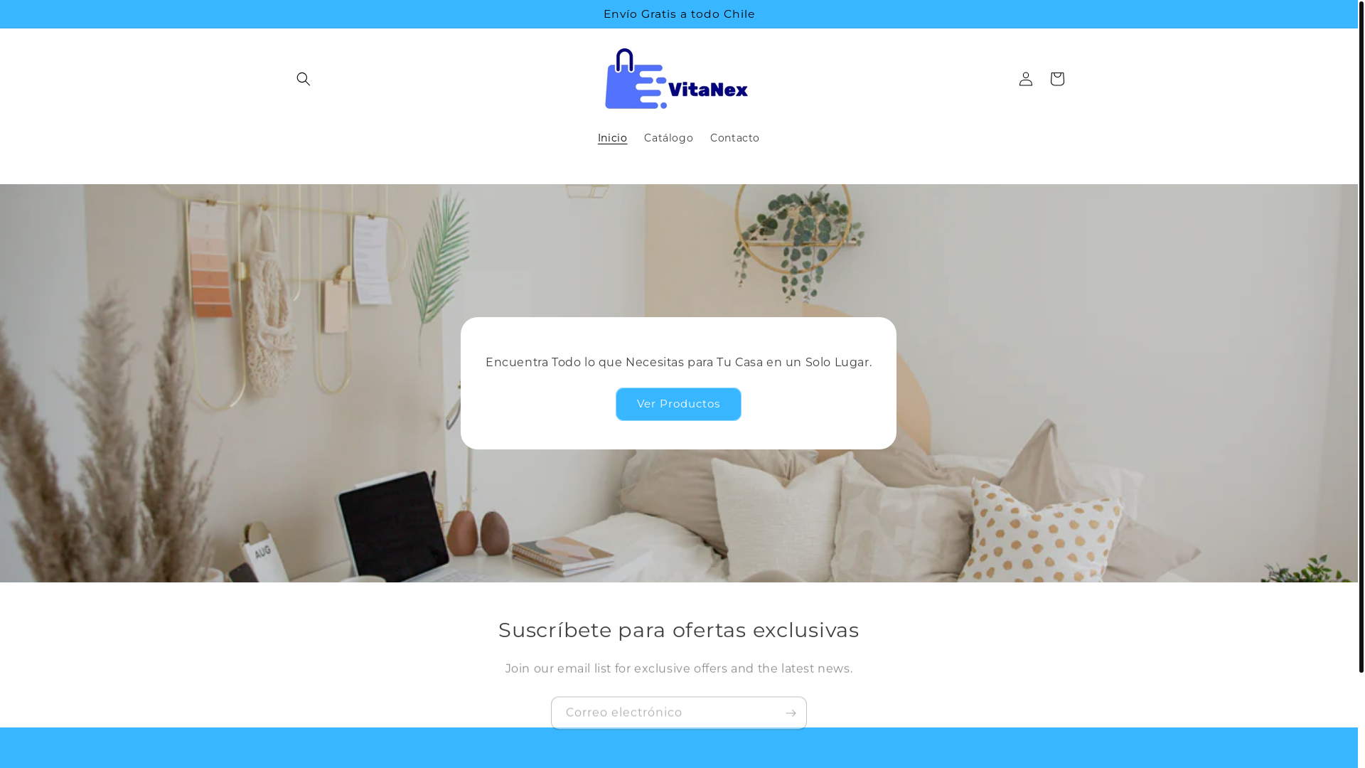website screenshot of https://vitanexchile.com/