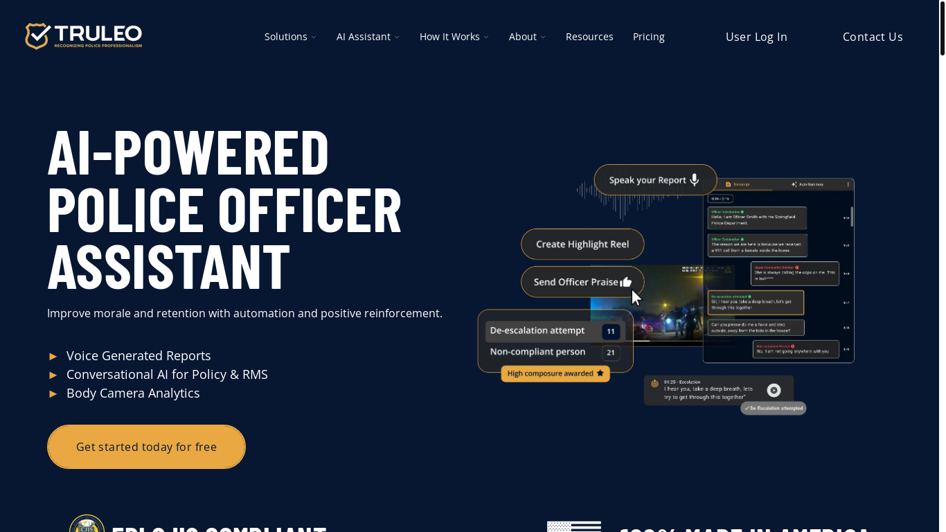 website screenshot of https://demotrueleo.co/