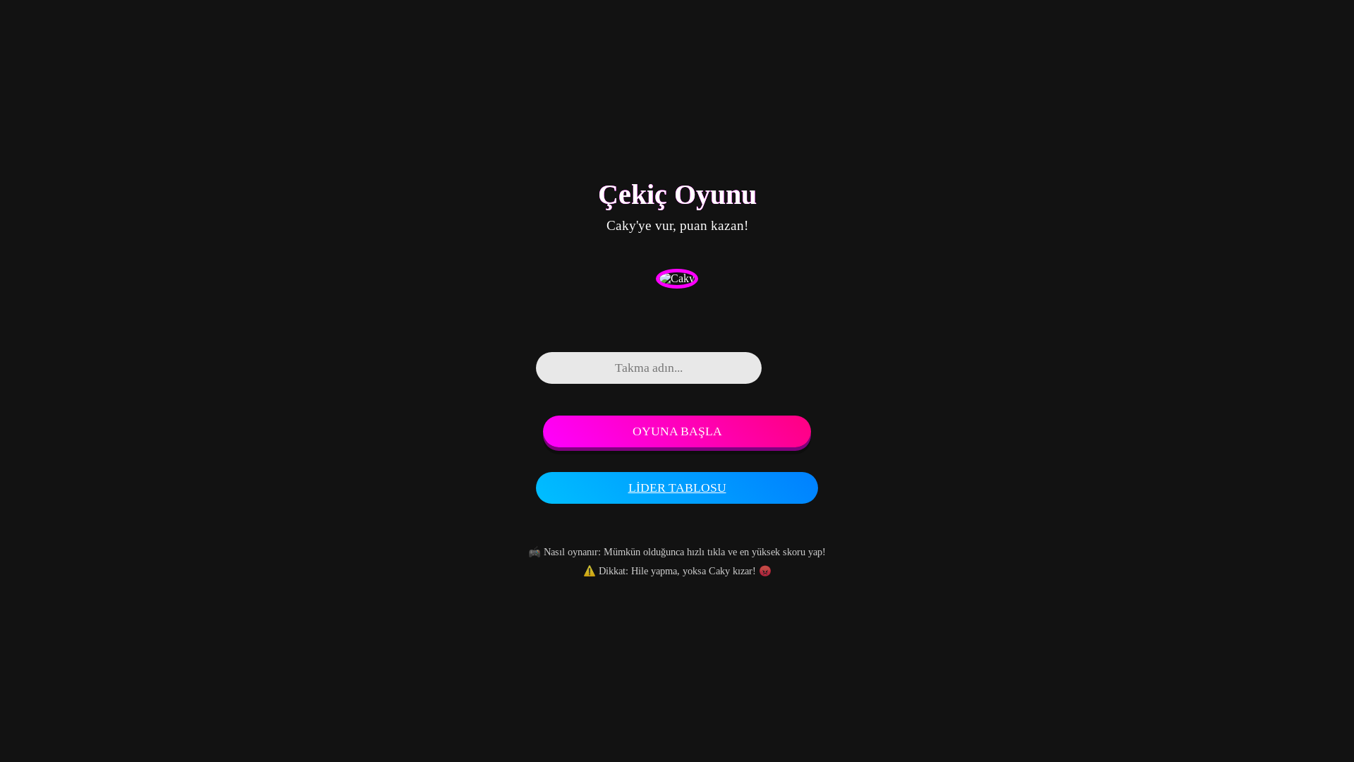 website screenshot of https://caky31.site/