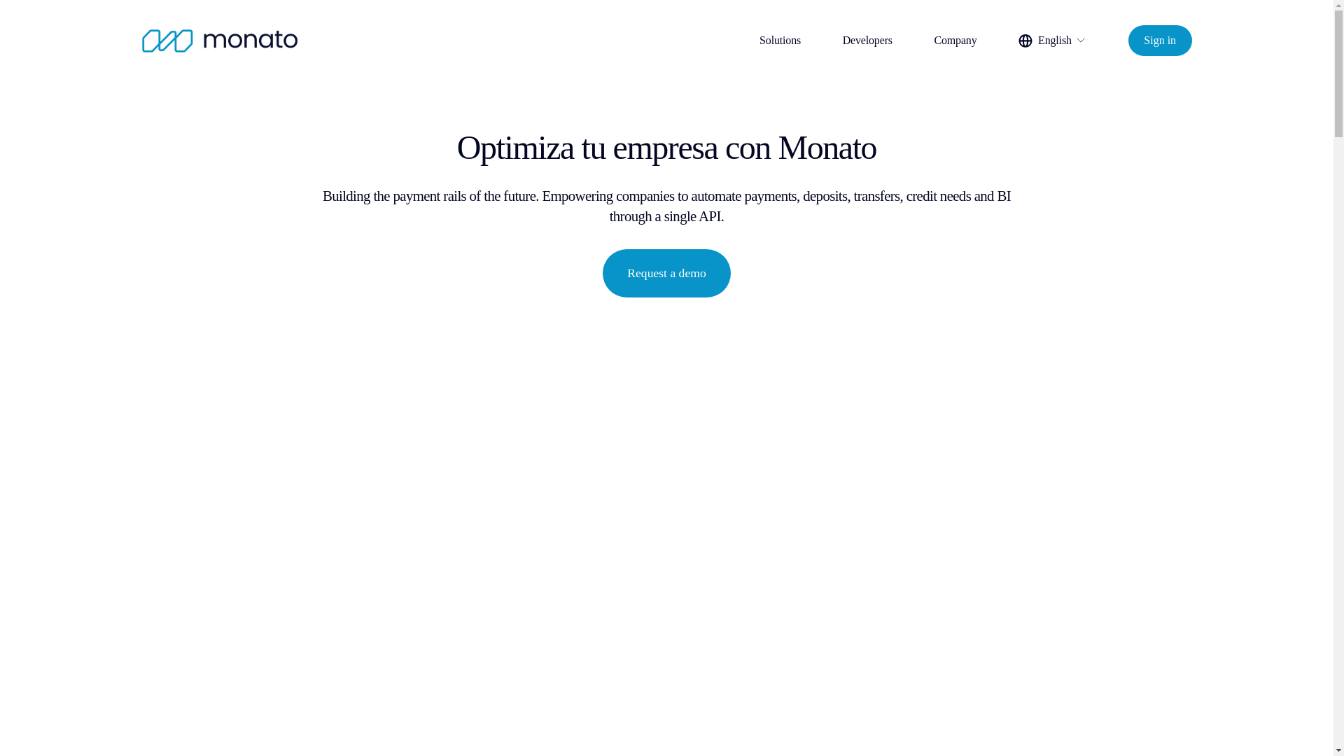 website screenshot of https://monato.com/