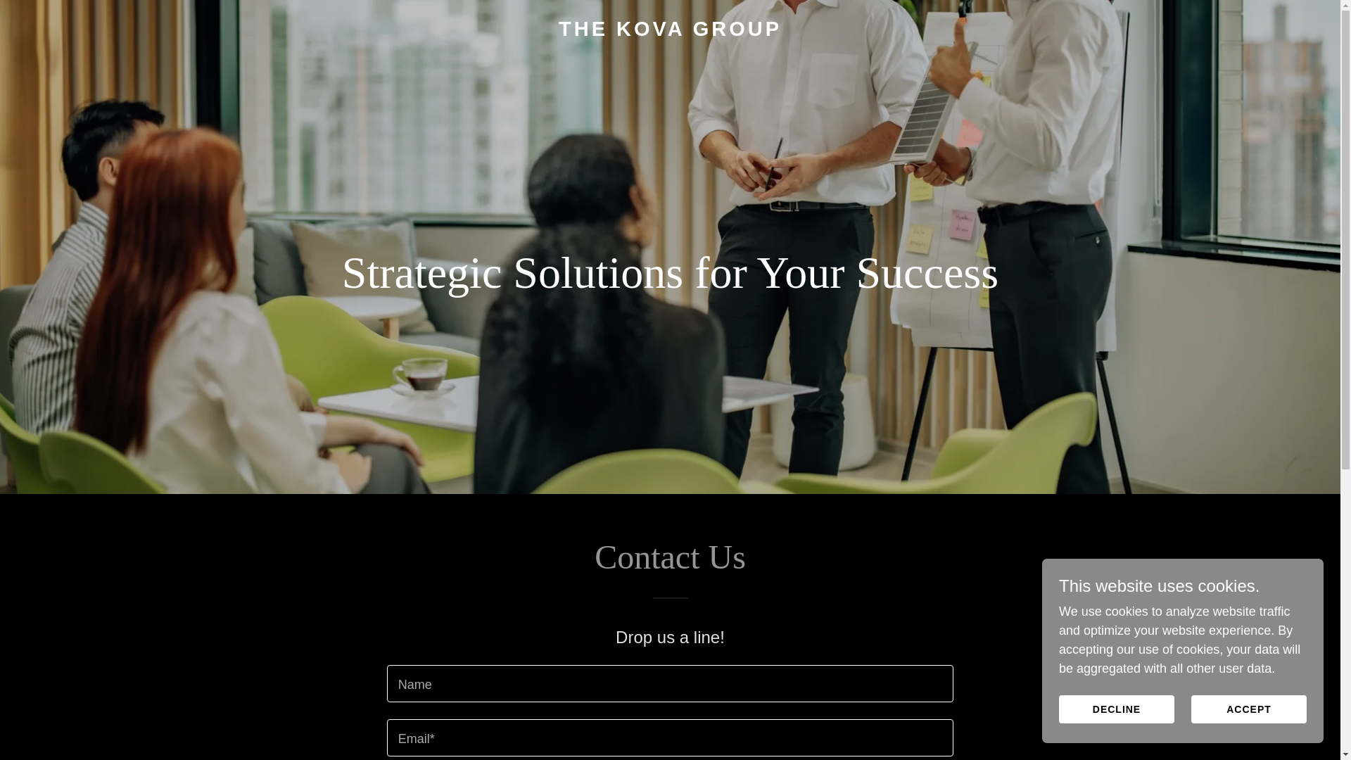 website screenshot of https://kovasearchgroup.com/