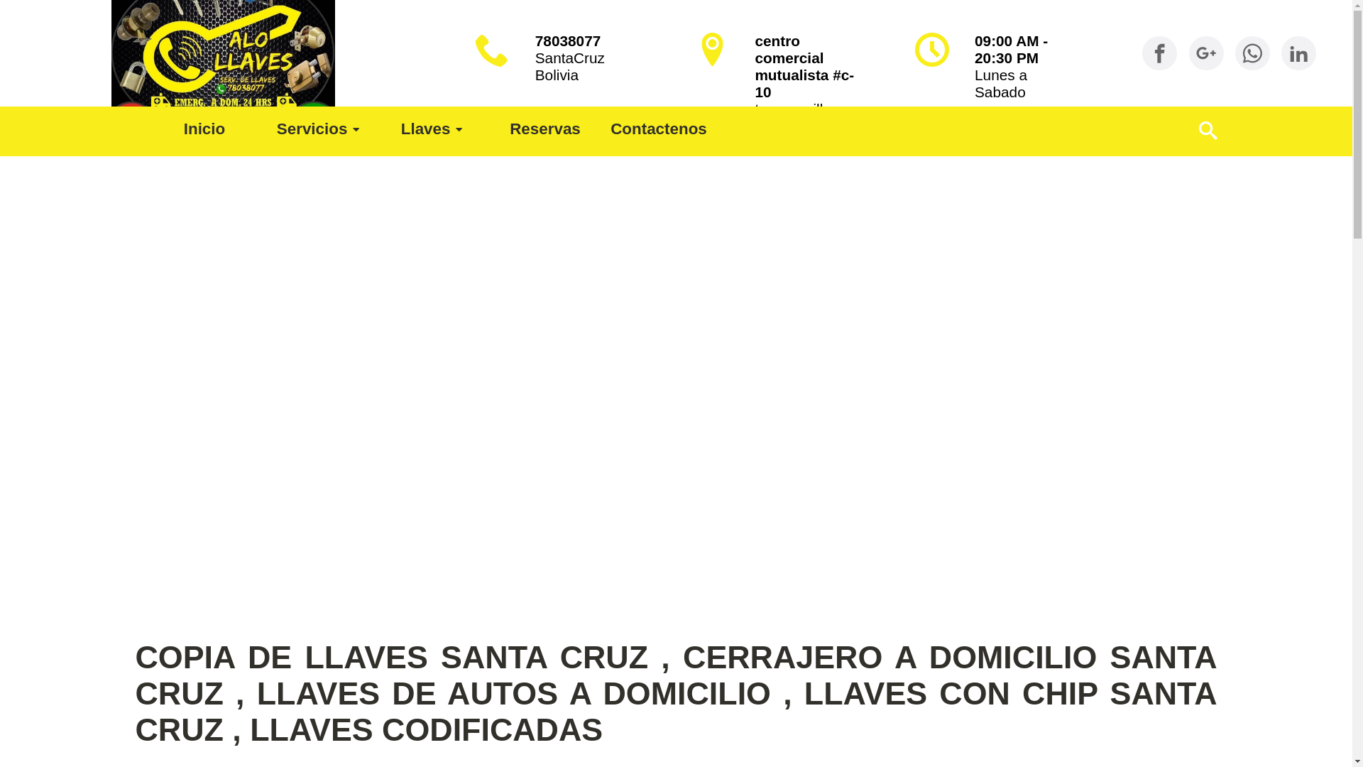 website screenshot of https://alollavescerrajero.com/