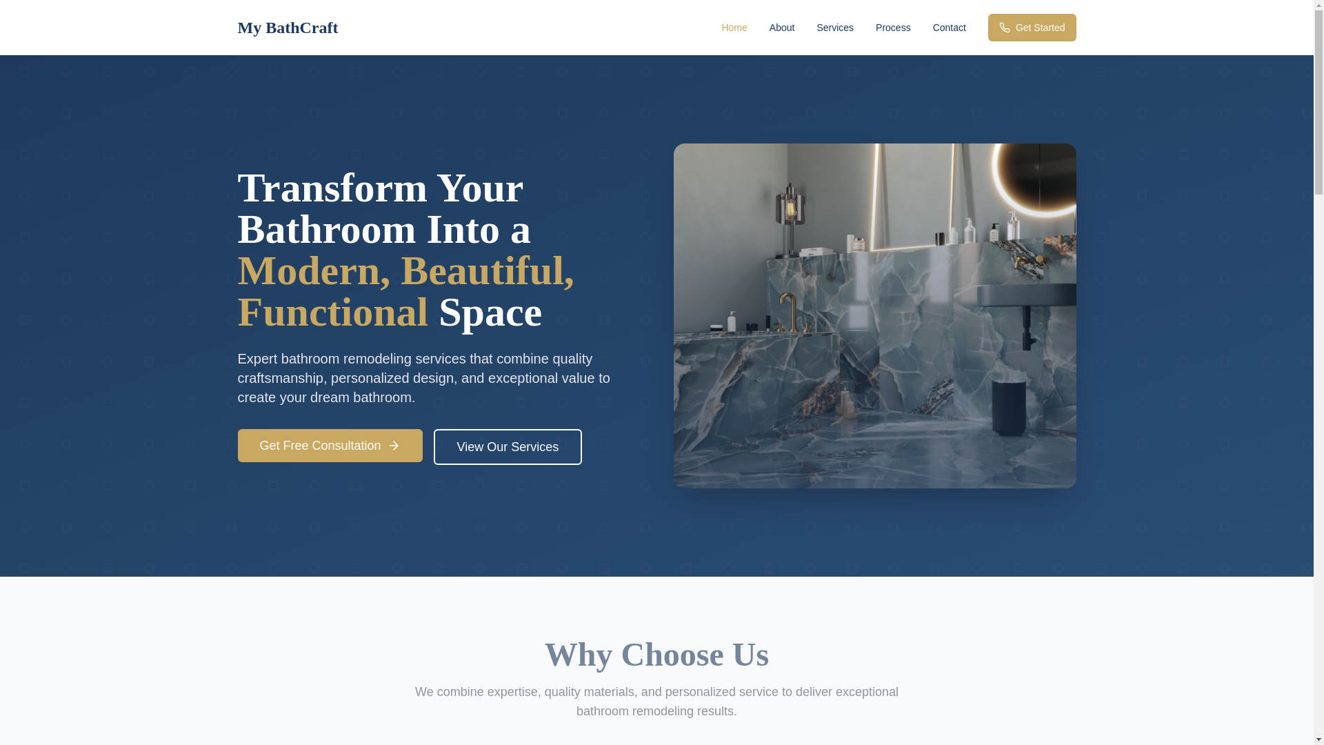 website screenshot of https://mybathcraft.co.uk/