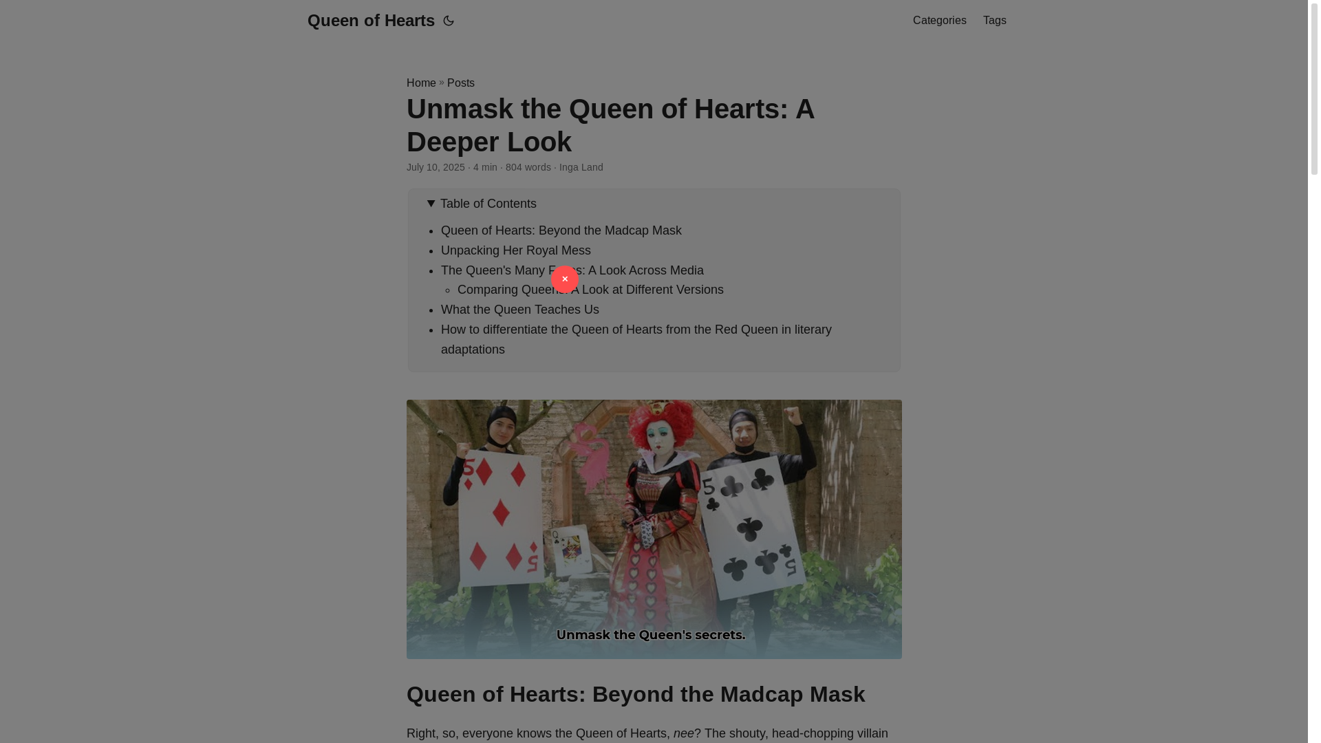 website screenshot of https://queen-of-hearts.pages.dev/