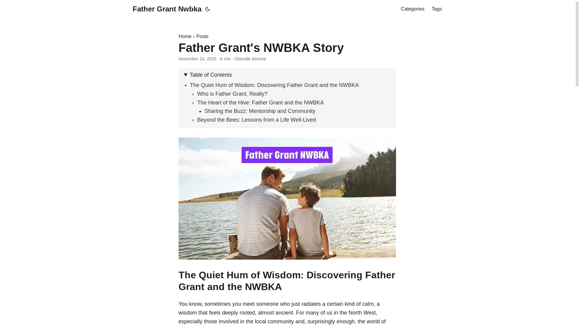 website screenshot of https://fathergrantnwbka4.pages.dev/