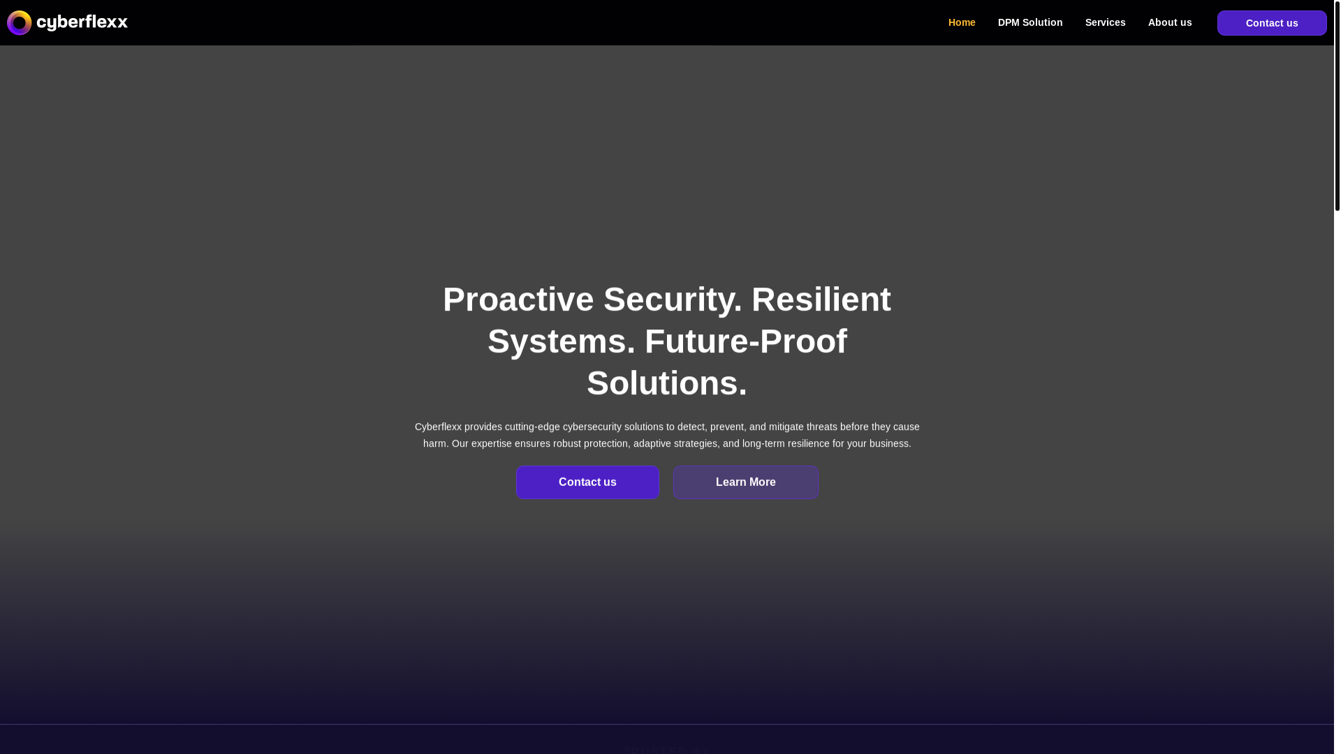 website screenshot of https://meetcyberflexx.com/