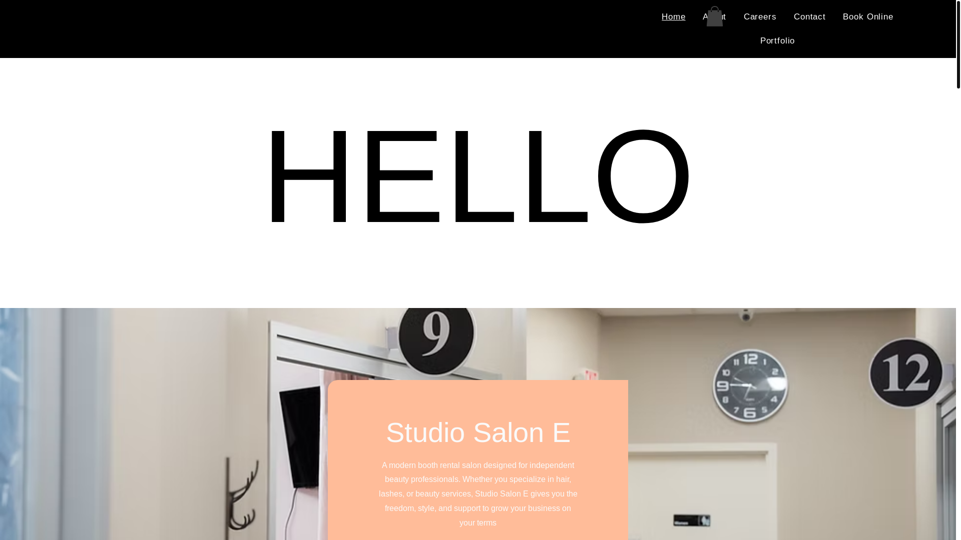 website screenshot of https://studiosalonecincy.com/