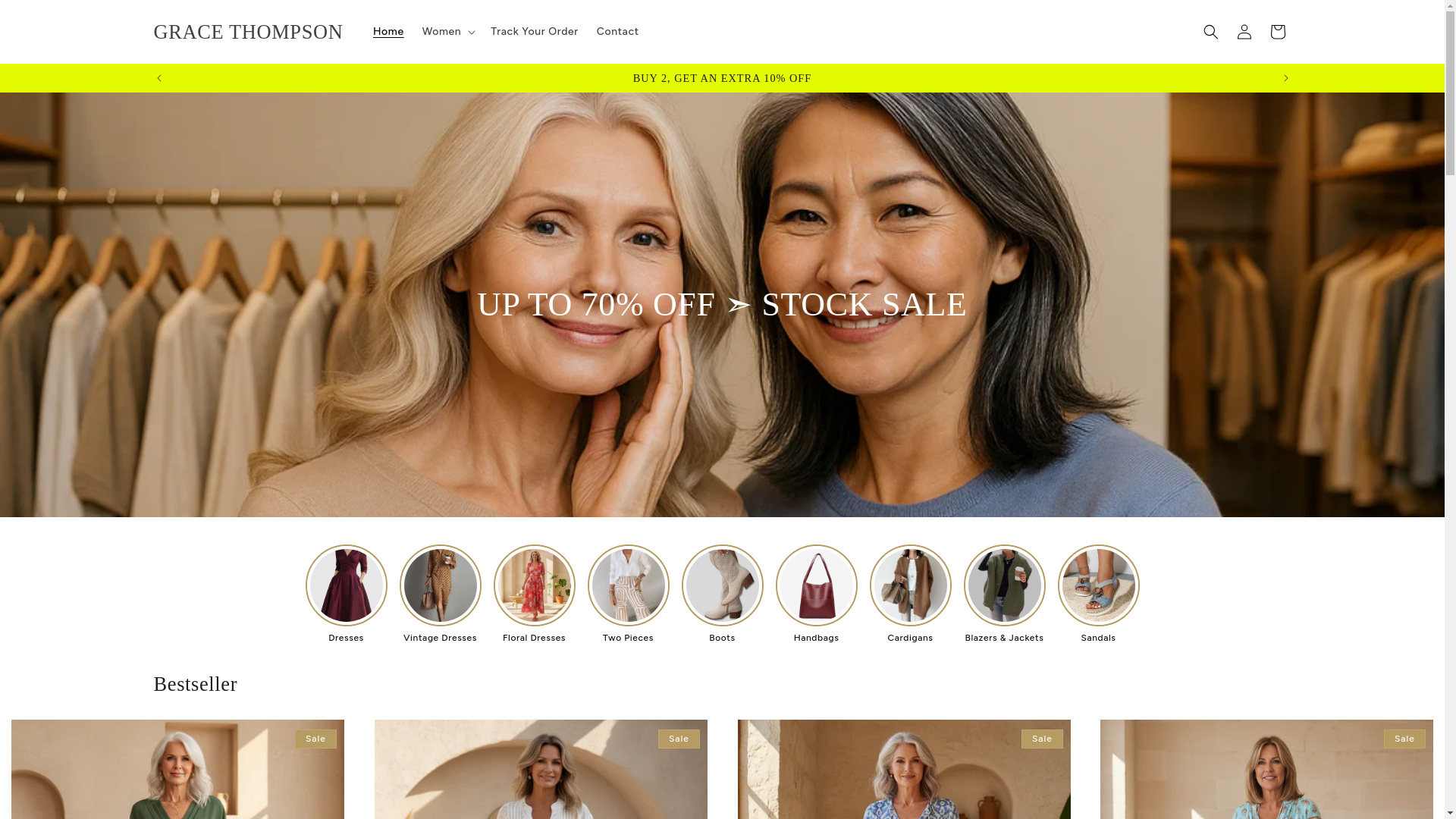 website screenshot of https://gracethompson-boutique.com/