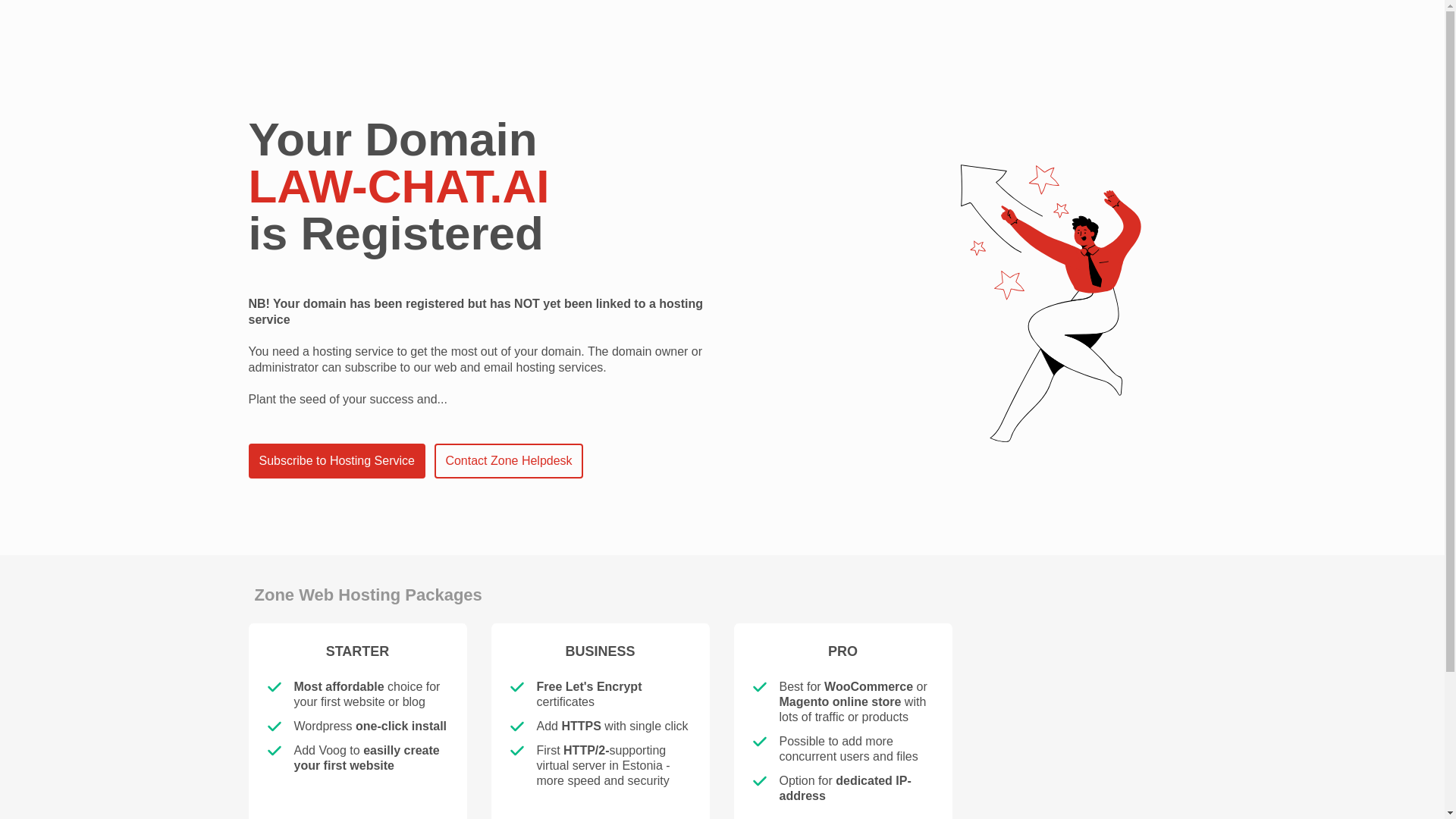 website screenshot of https://law-chat.ai/