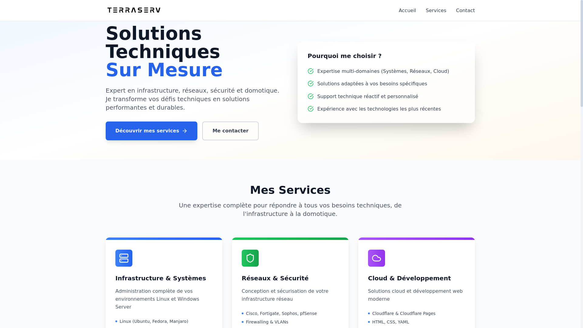 website screenshot of https://terraserv-net.pages.dev/