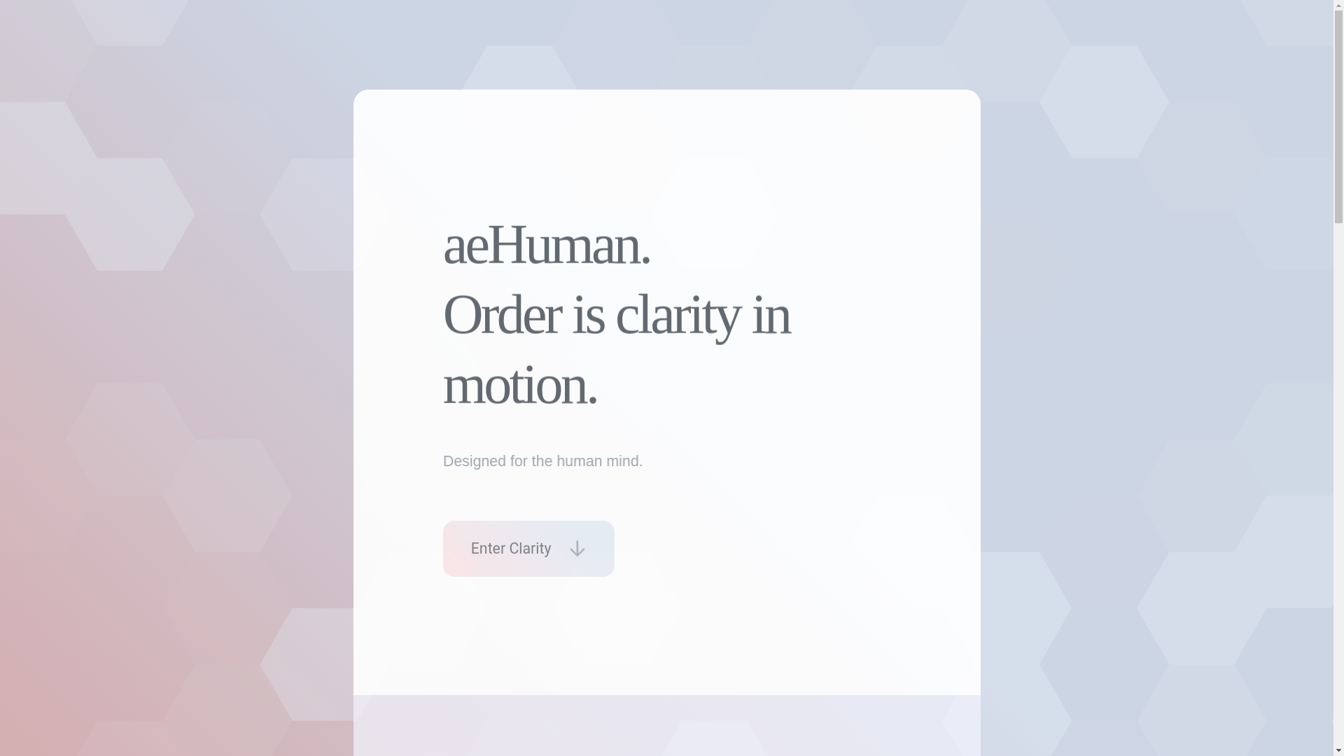 website screenshot of https://aehuman.app/