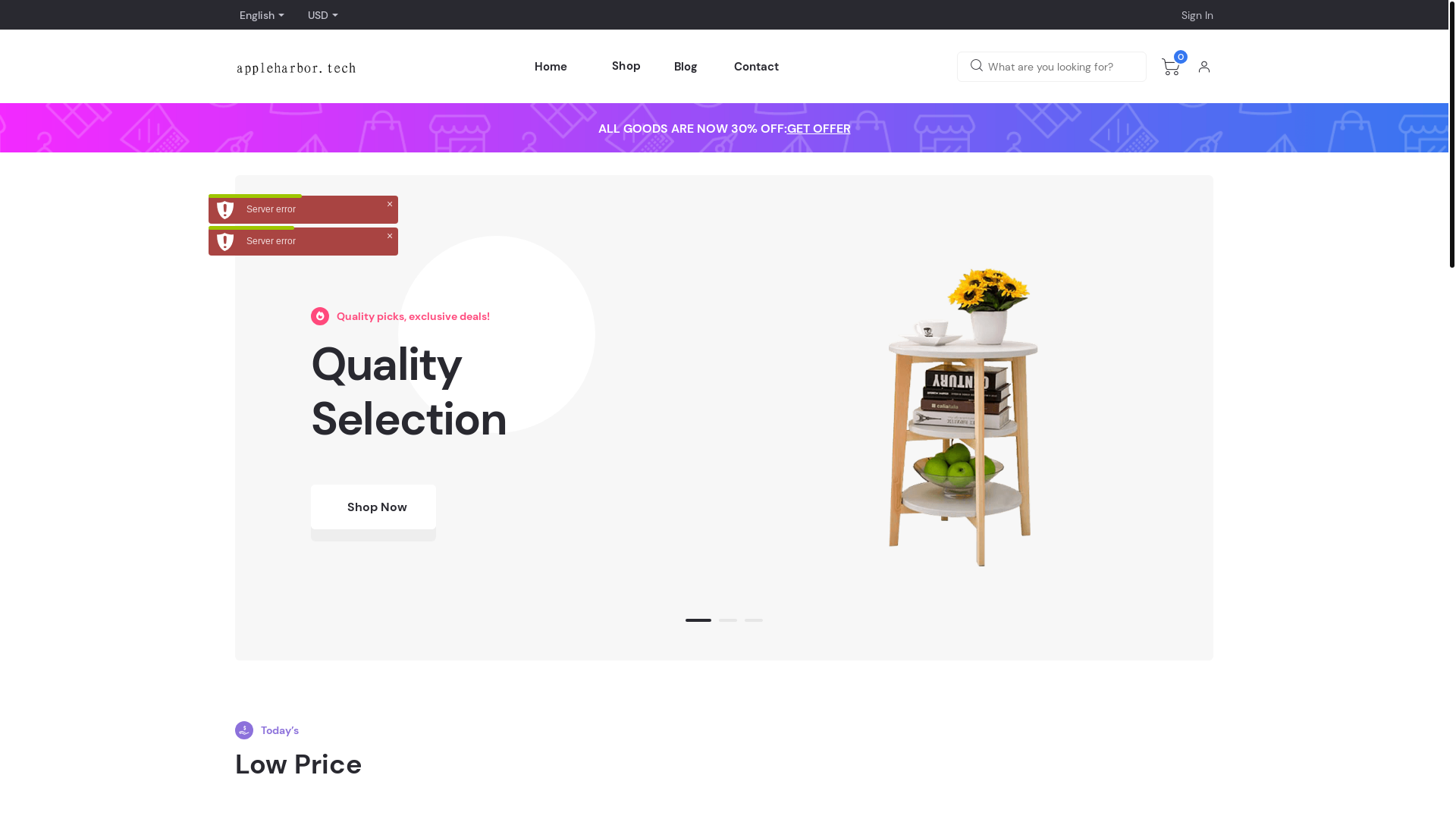 website screenshot of https://appleharbor.pages.dev/