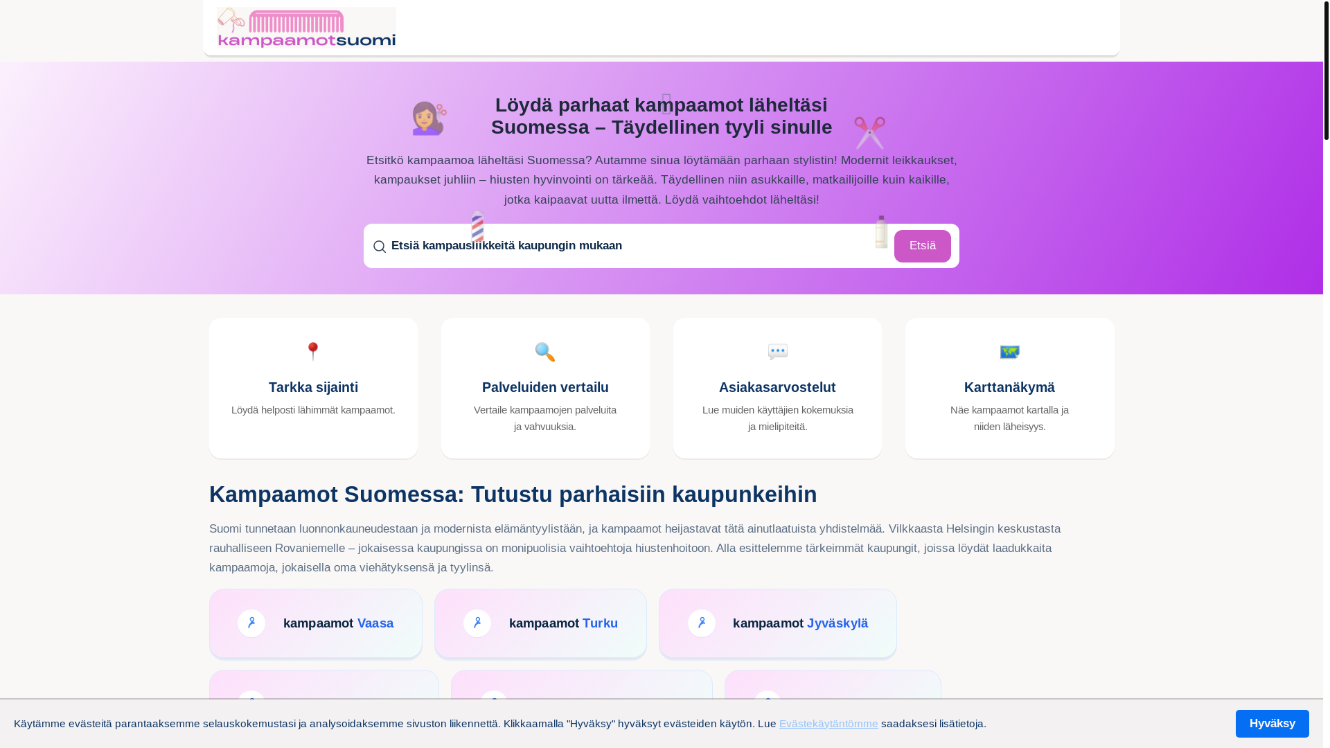 website screenshot of https://kampaamotsuomi-online.pages.dev/