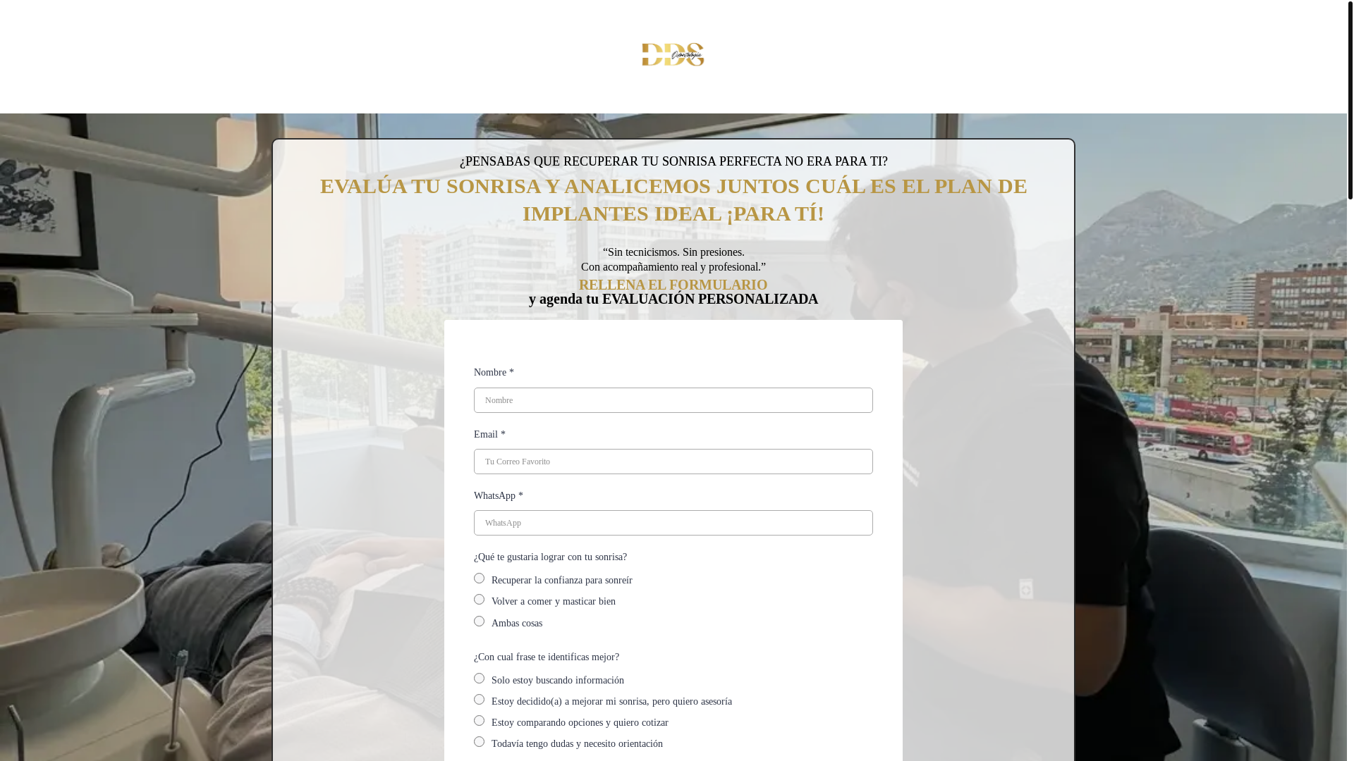 website screenshot of https://implantesdentale.org/