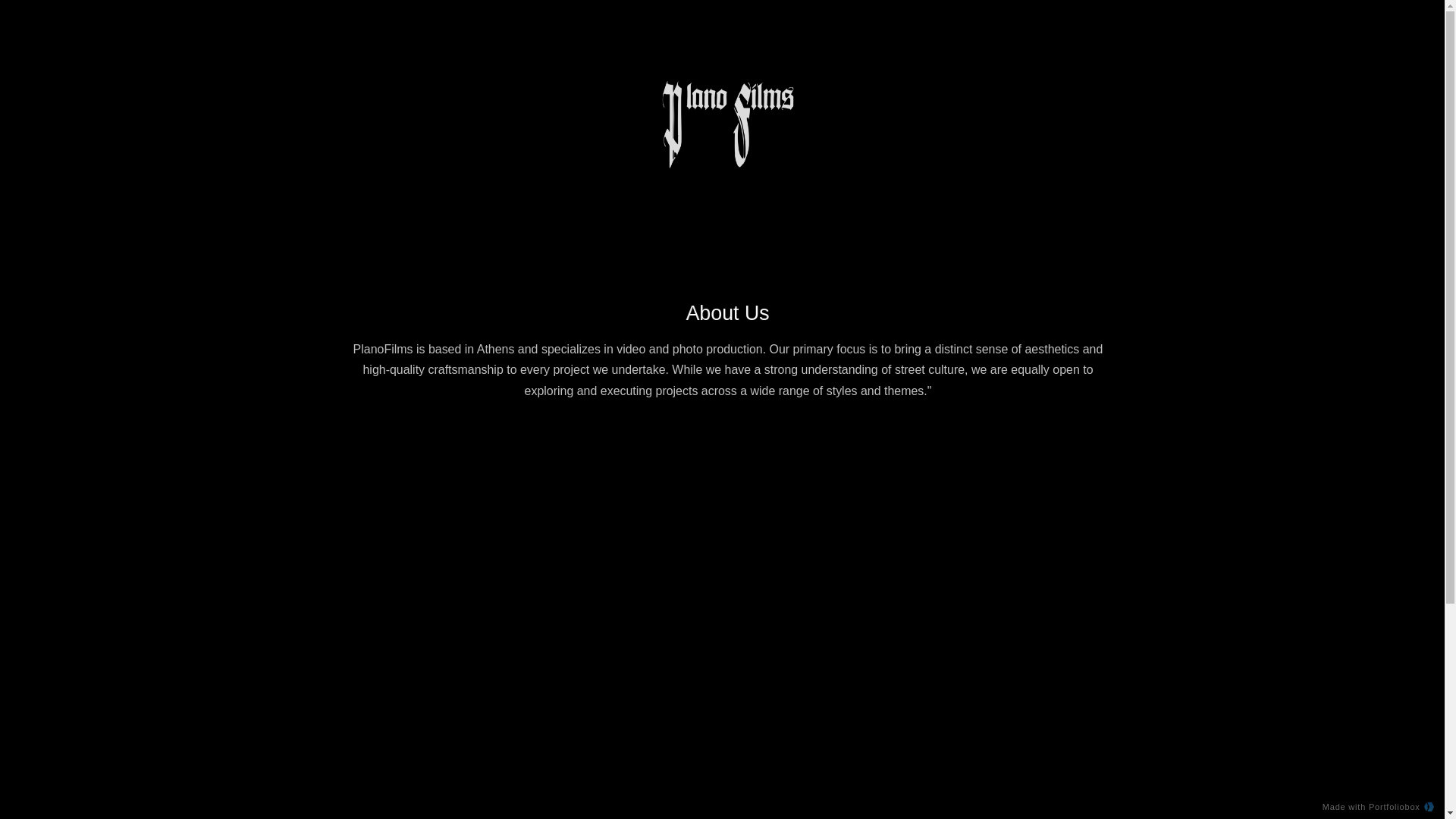 website screenshot of https://planofilms.net/