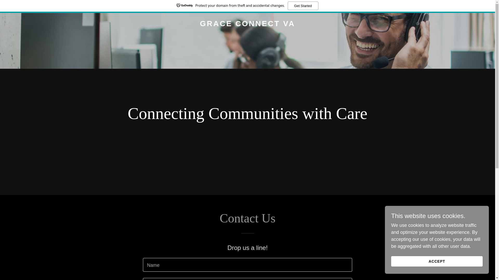 website screenshot of https://graceconnectva.site/