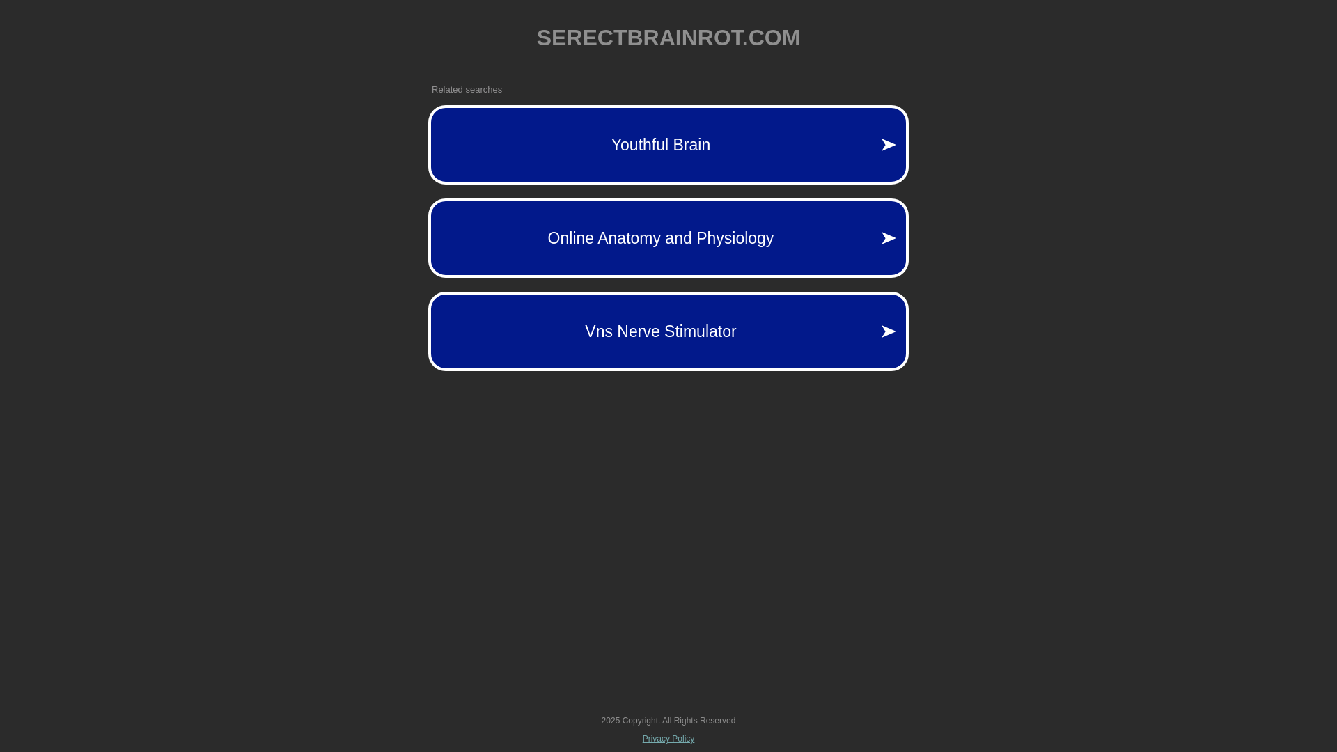 website screenshot of https://serectbrainrot.com/