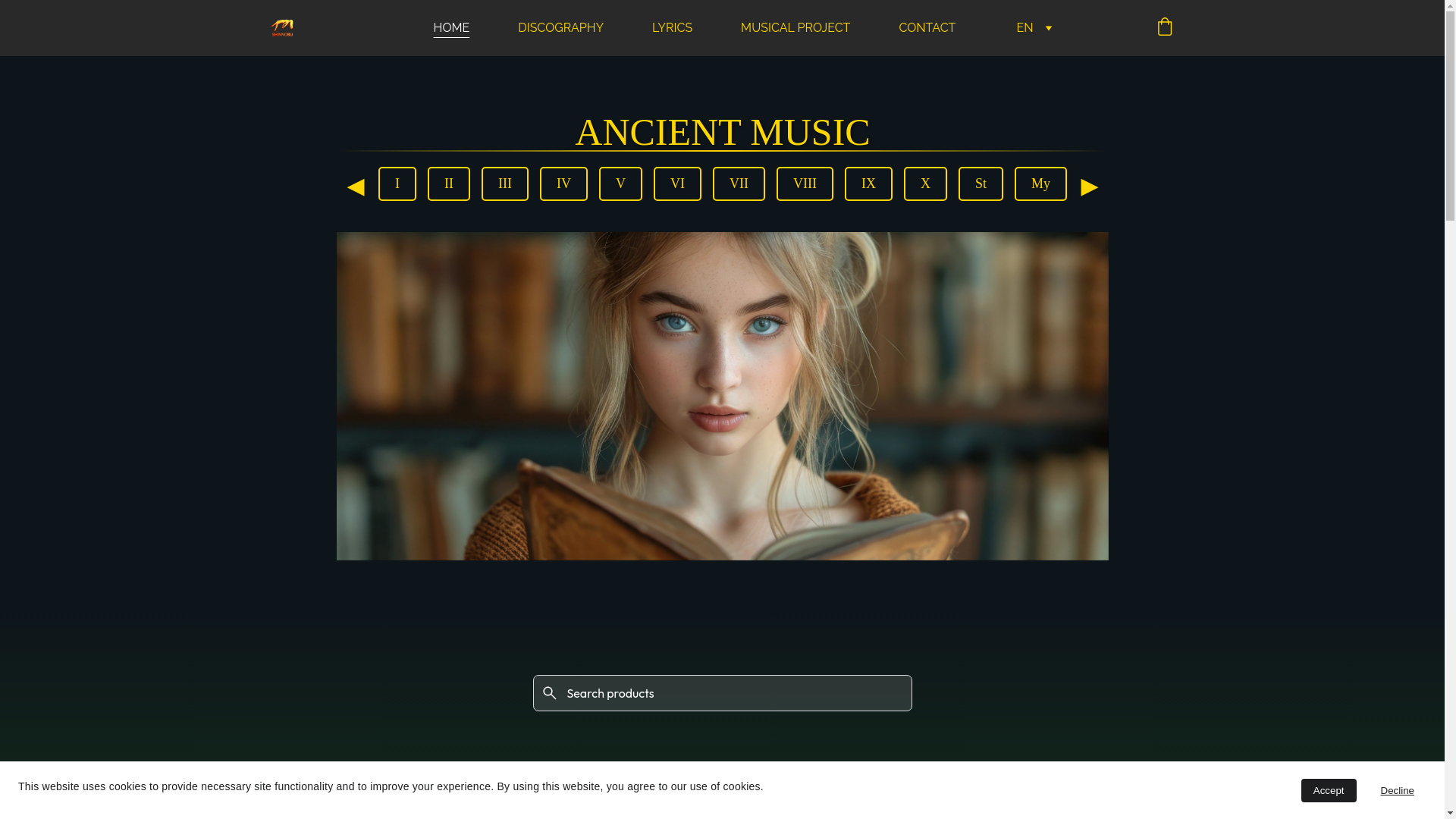 website screenshot of https://shinnobu.art/