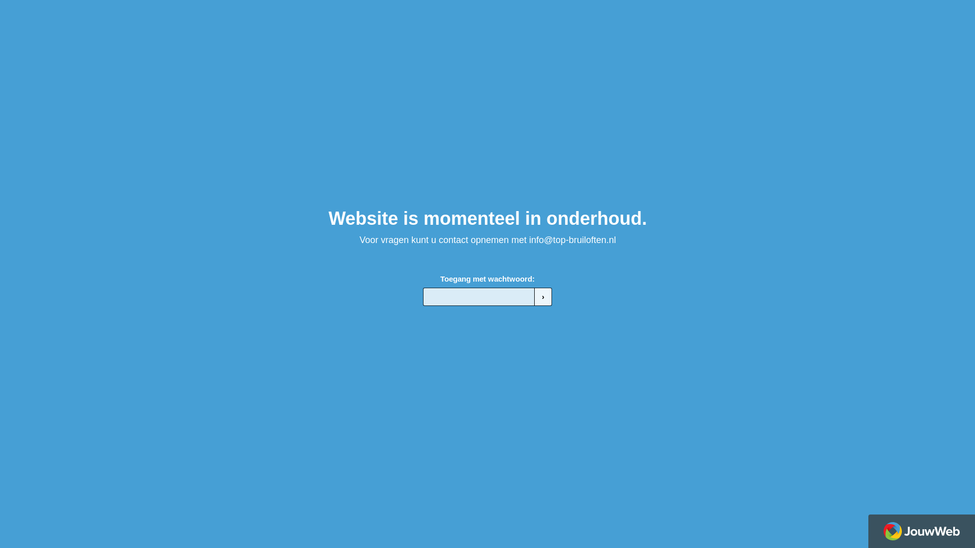 website screenshot of https://top-bruiloften.nl/