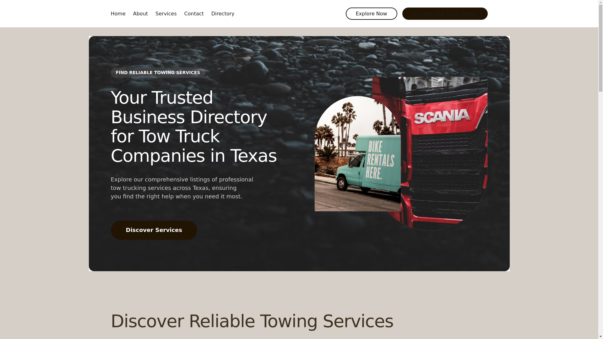 website screenshot of https://texastowtrucking.com/