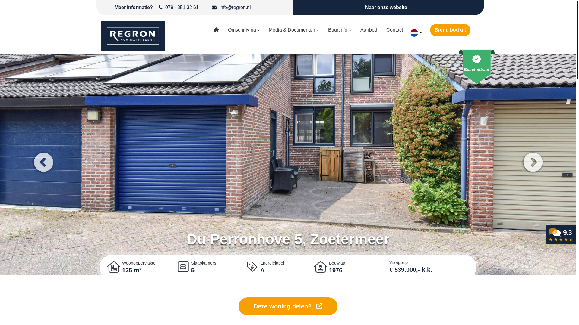 website screenshot of https://duperronhove5.nl/