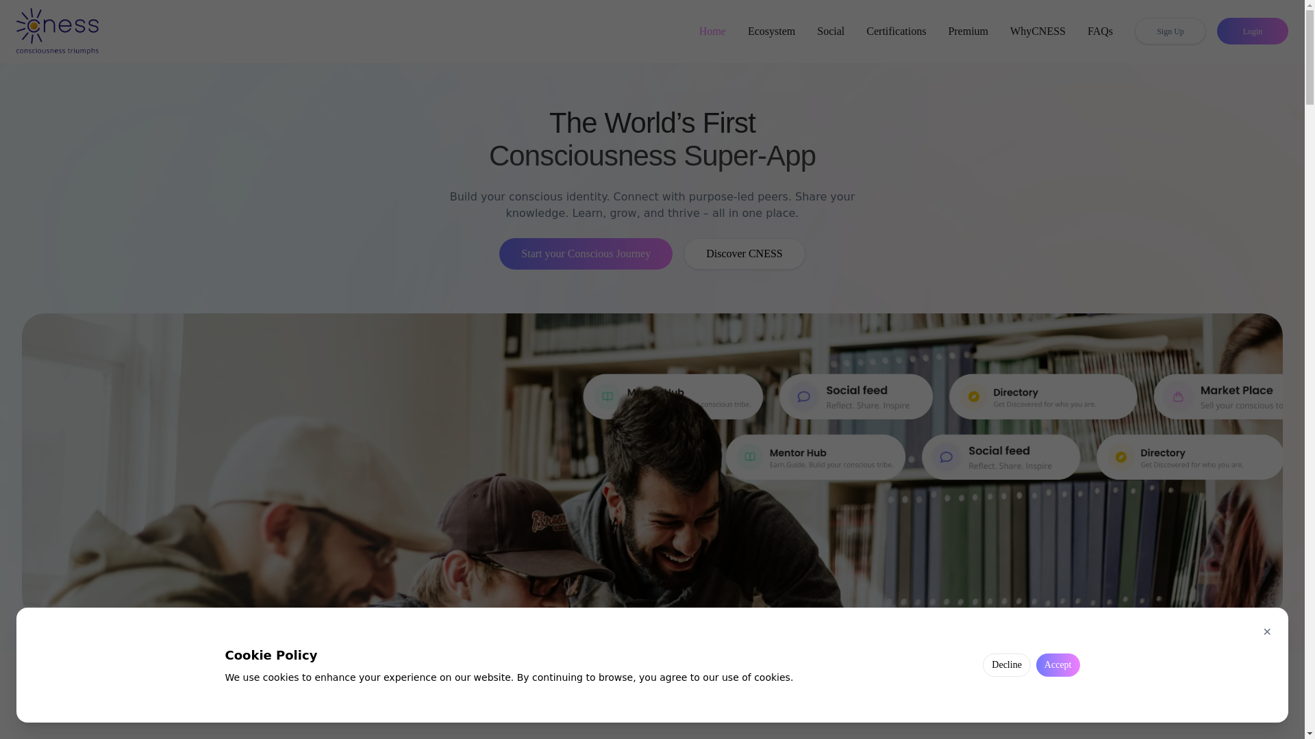 website screenshot of https://cness-io-frontend-uat.pages.dev/