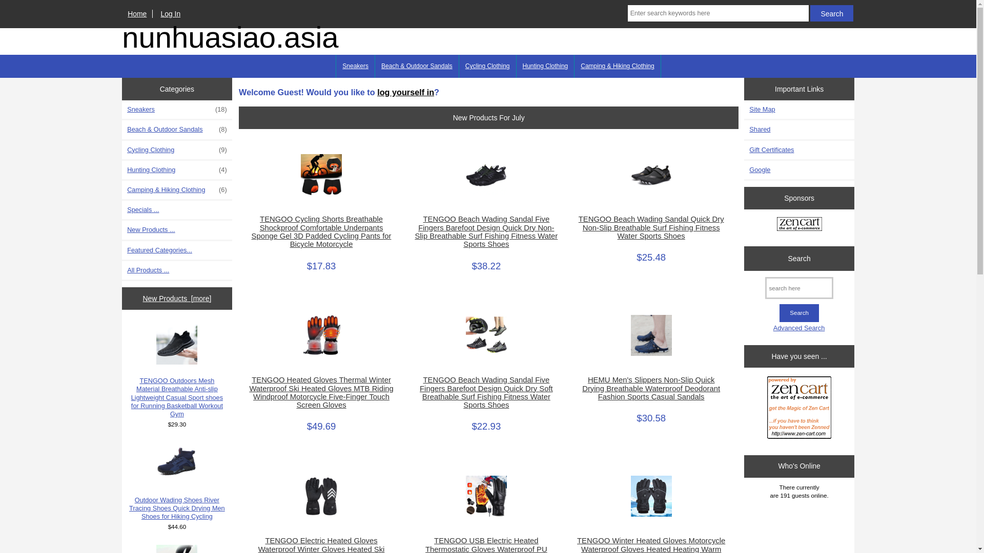 website screenshot of https://nunhuasiao.asia/